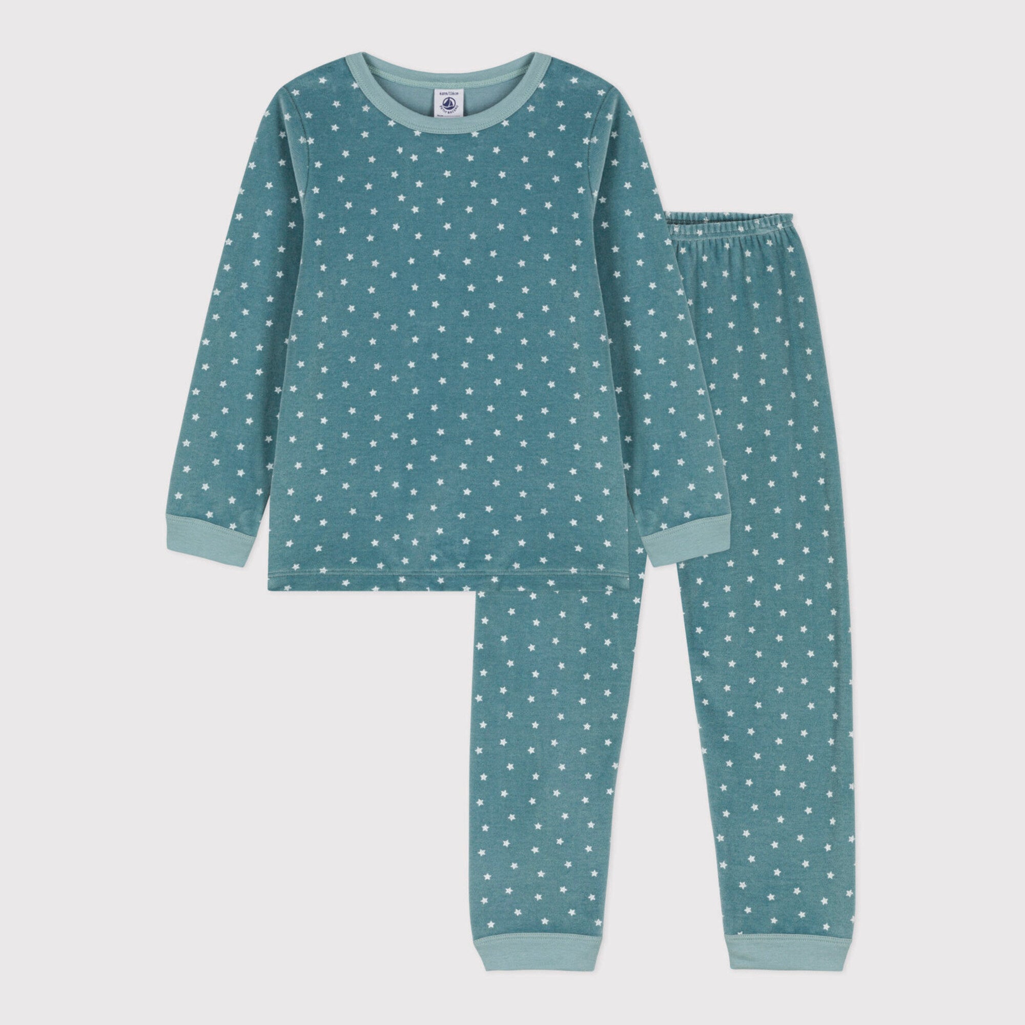 Boys Green Stars Cotton Nightwear Set