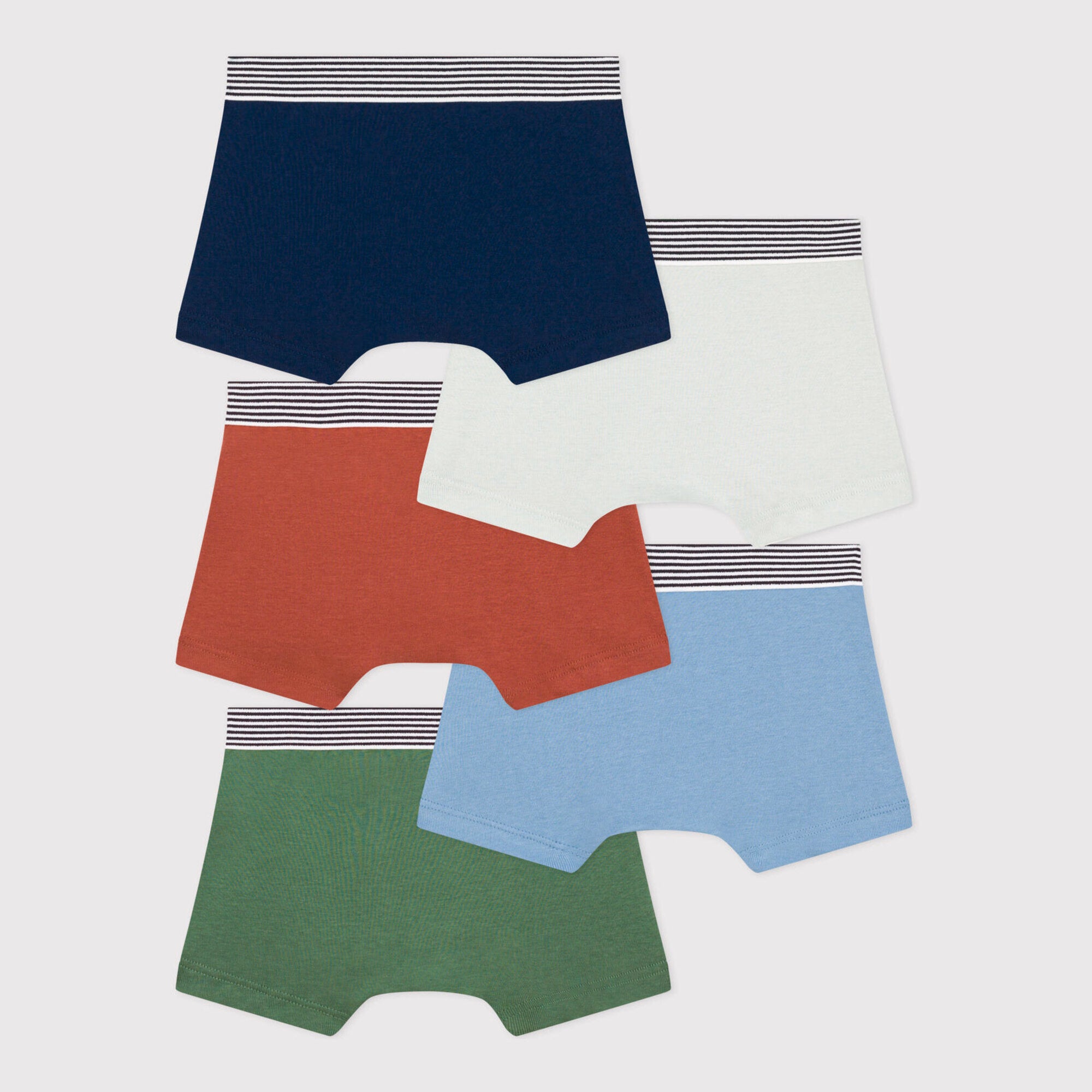 Boys Multicolor Cotton Underwear Set (5 Pack)