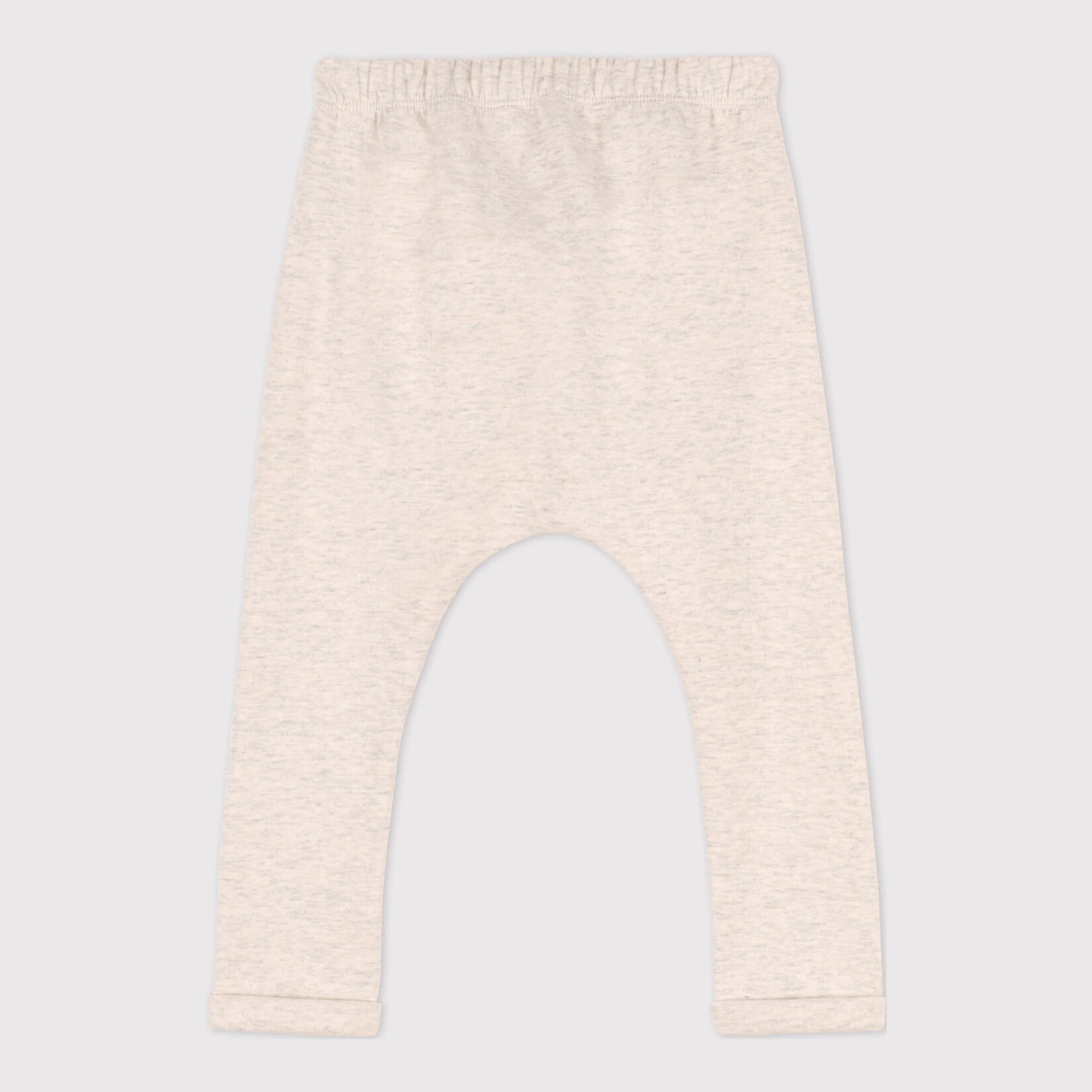 Baby Boys & Girls Grey Cotton Trousers