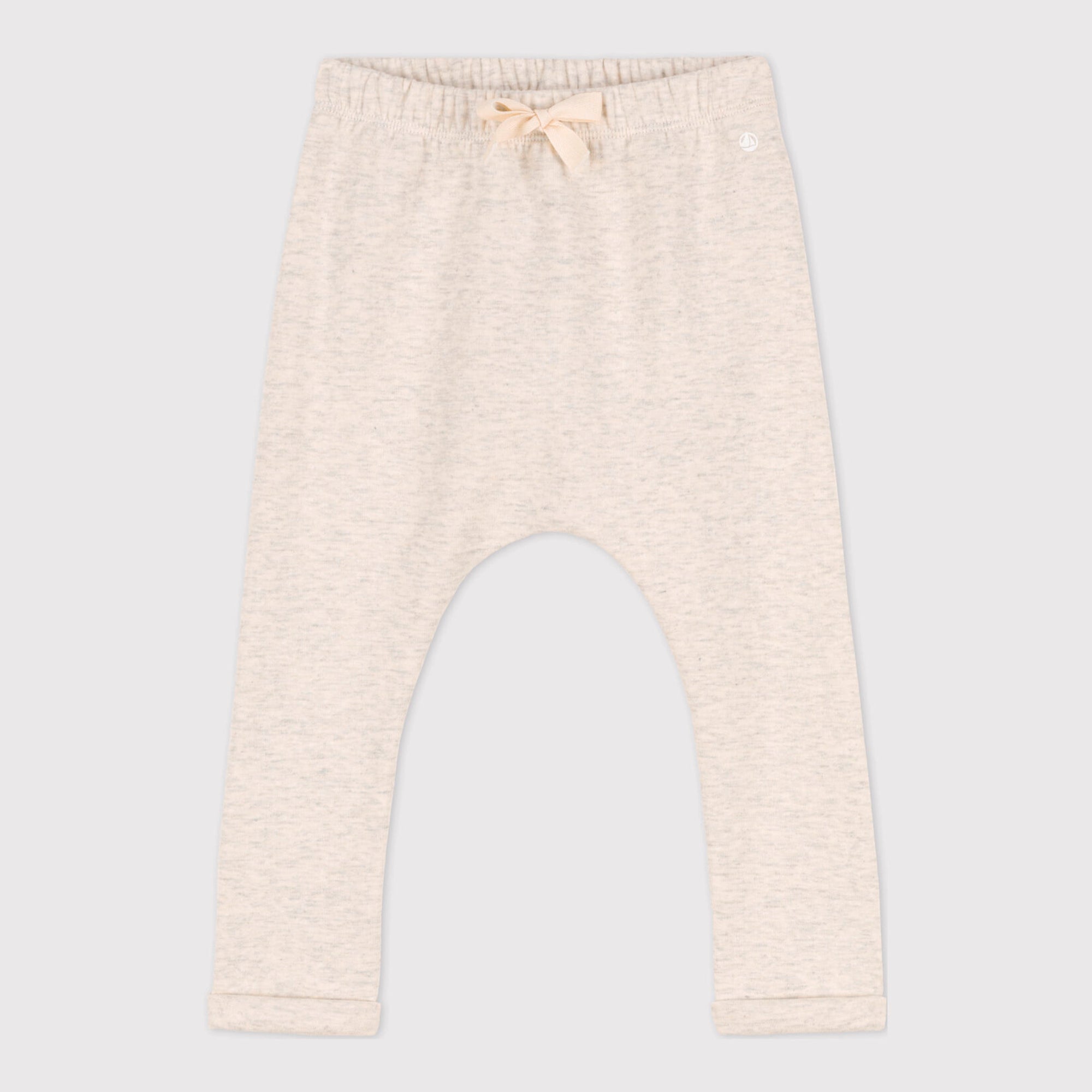 Baby Boys & Girls Grey Cotton Trousers