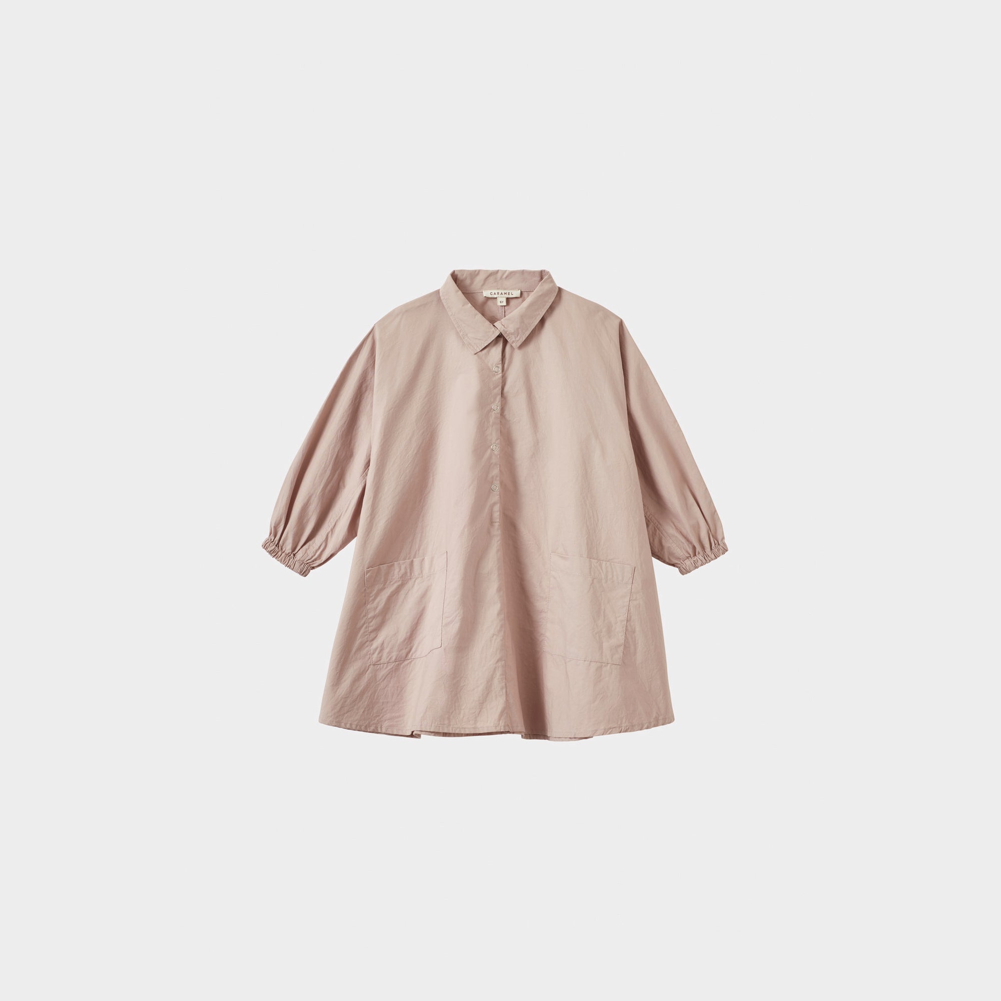 Girls Dark Pink Cotton Dress