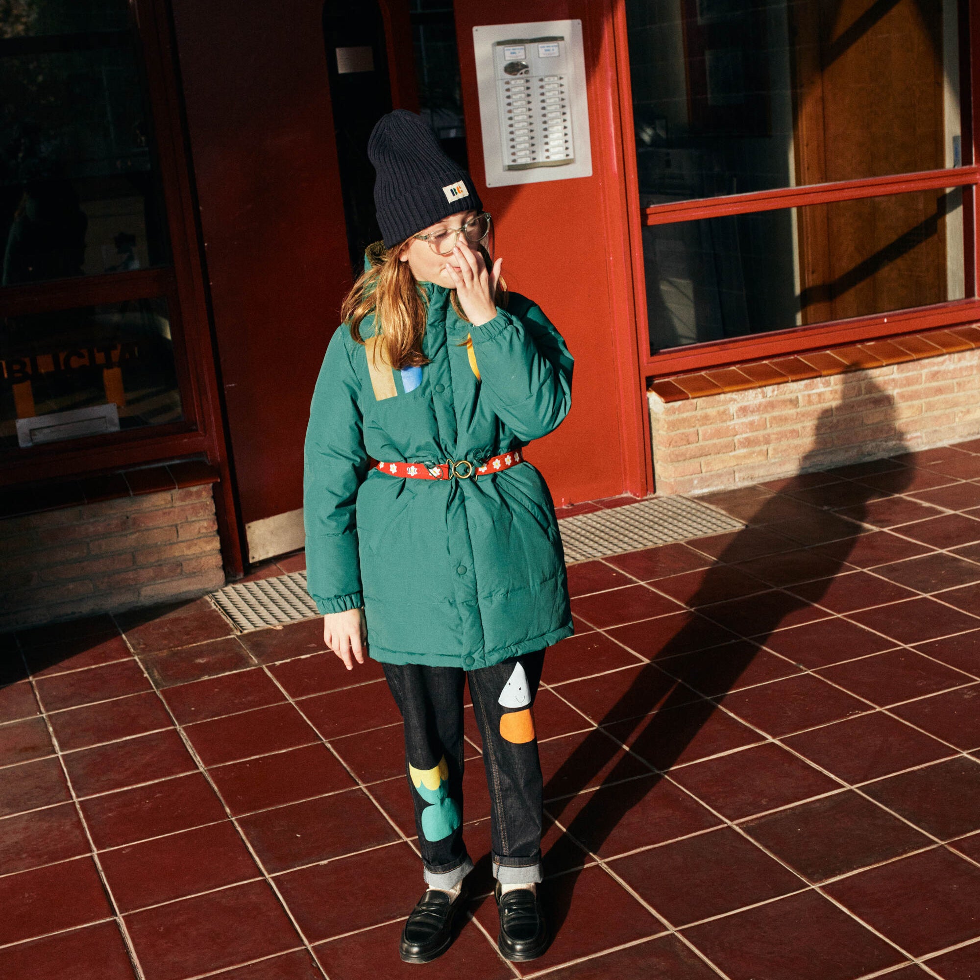 Boys & Girls Navy Knit Hat