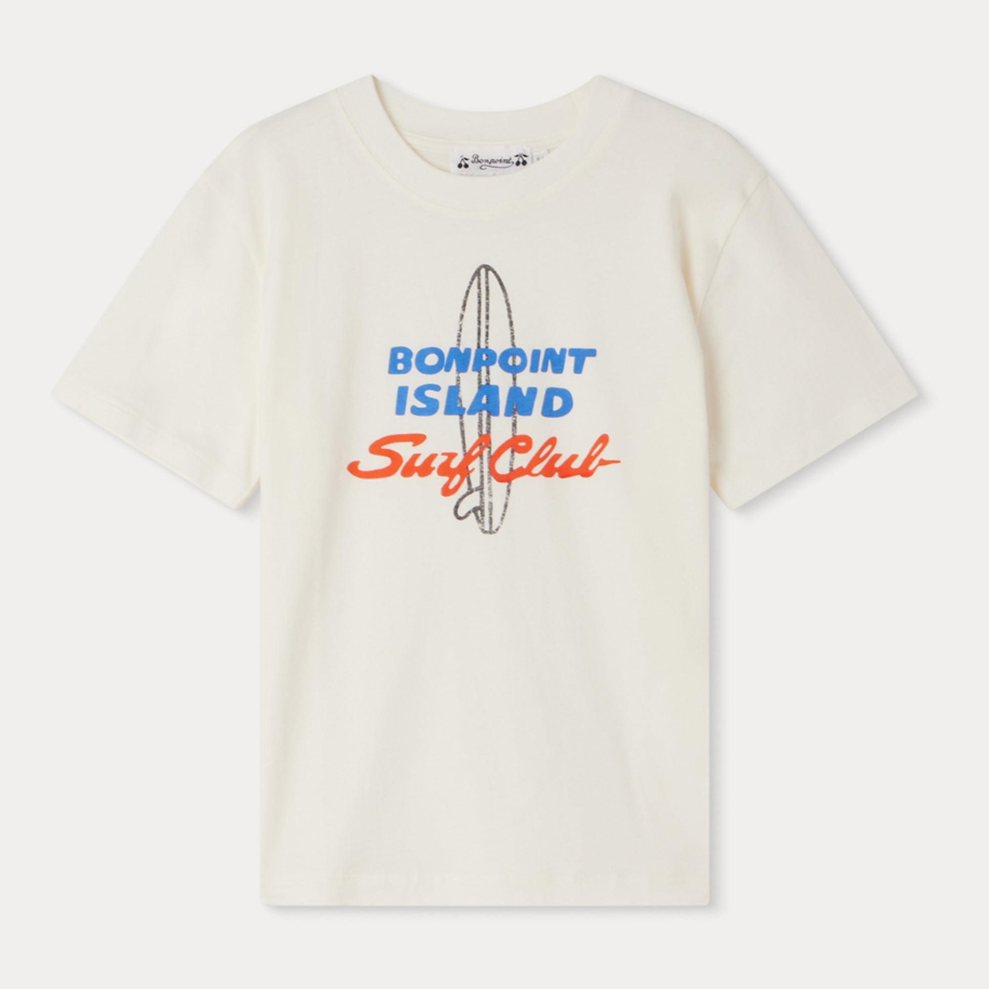 Boys & Girls White Logo Cotton T-Shirt