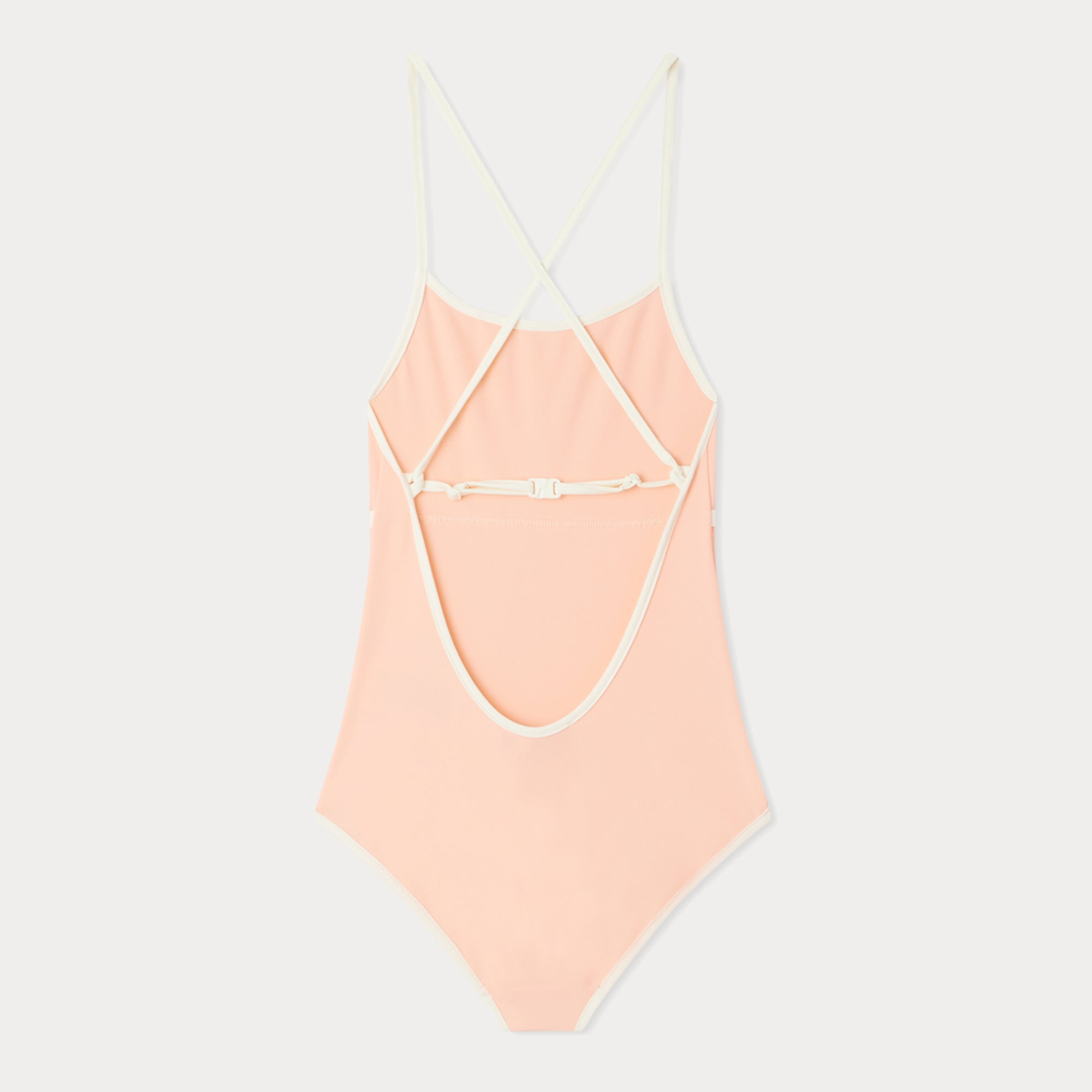 Girls Light Pink Swimsuit
