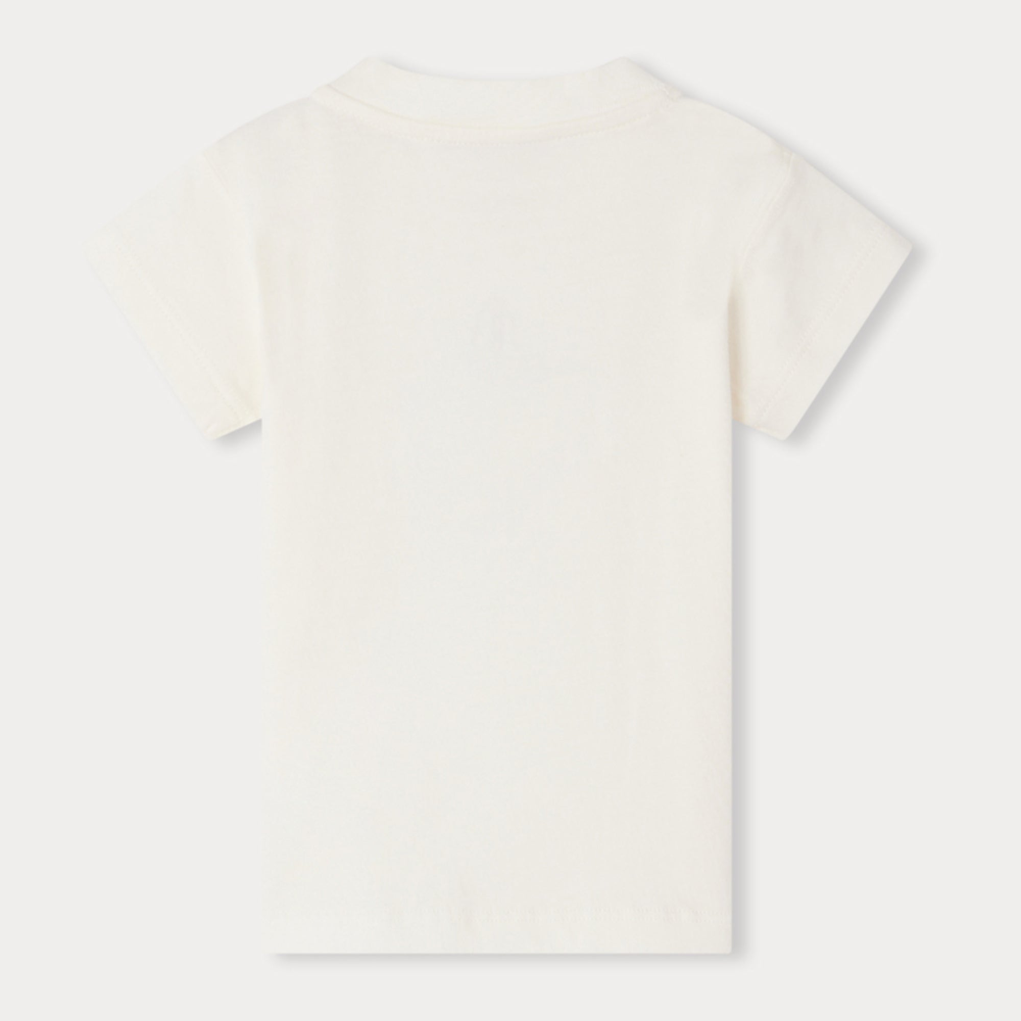 Baby Boys & Girls White Logo Cotton T-Shirt