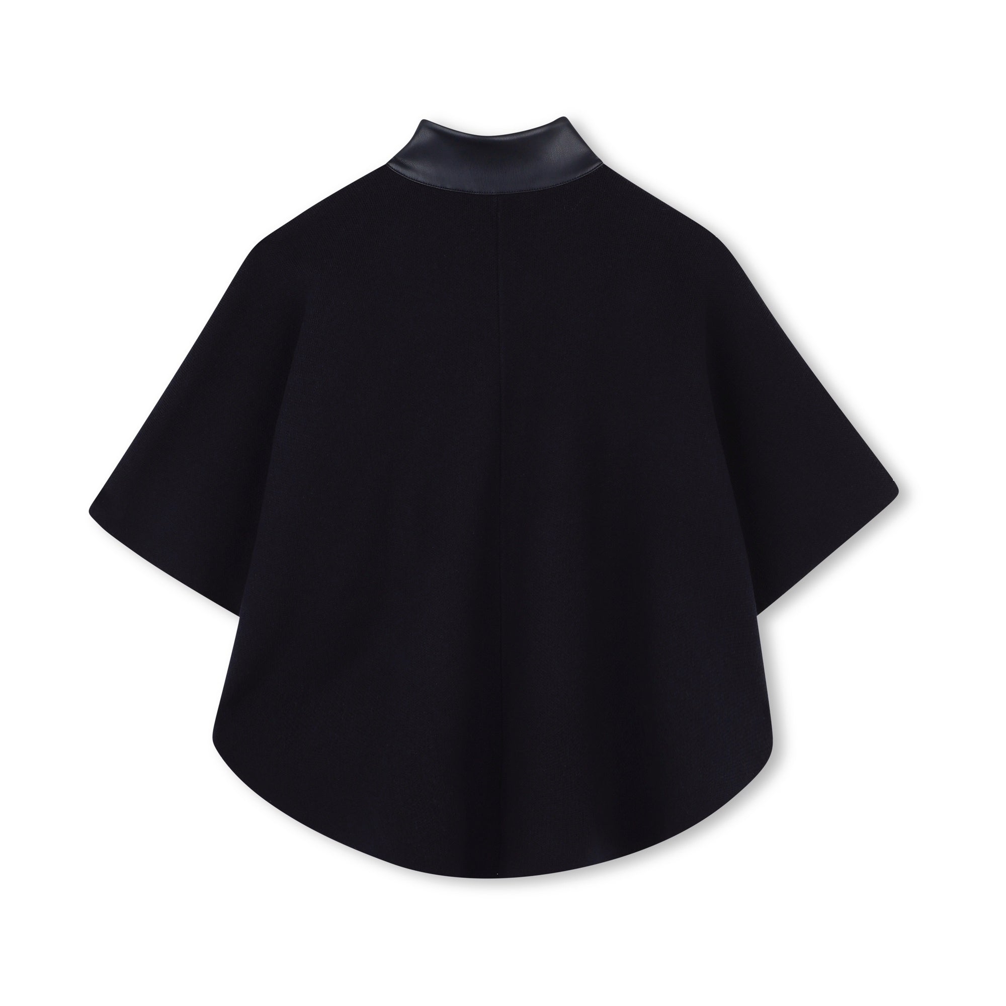 Girls Dark Blue Cotton Cape