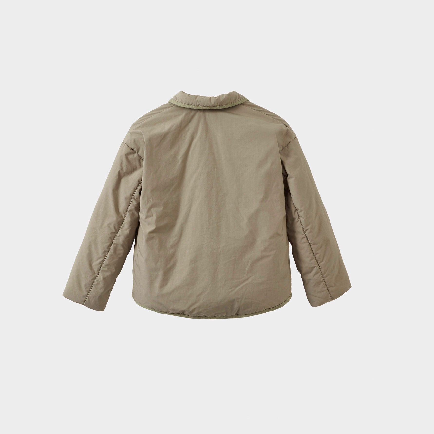 Girls Beige Padded Jacket