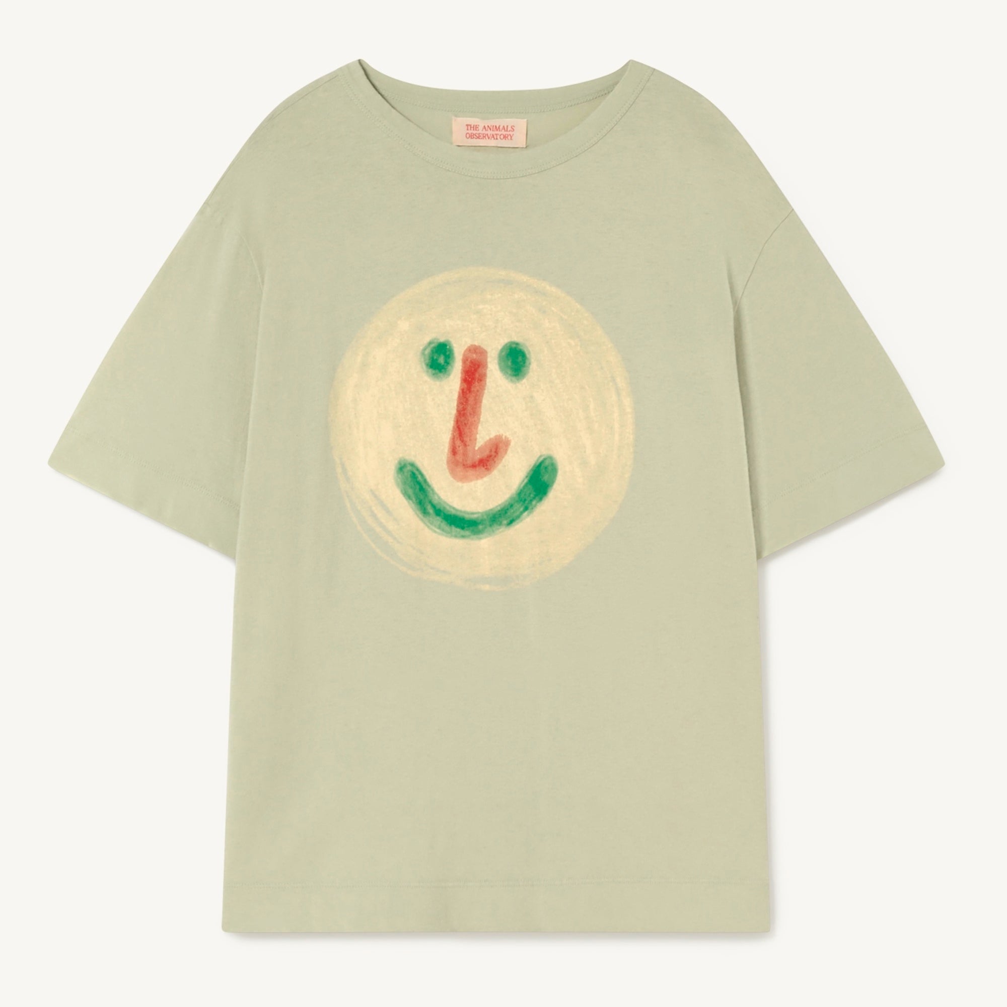 Boys & Girls Green Printed Cotton T-Shirt