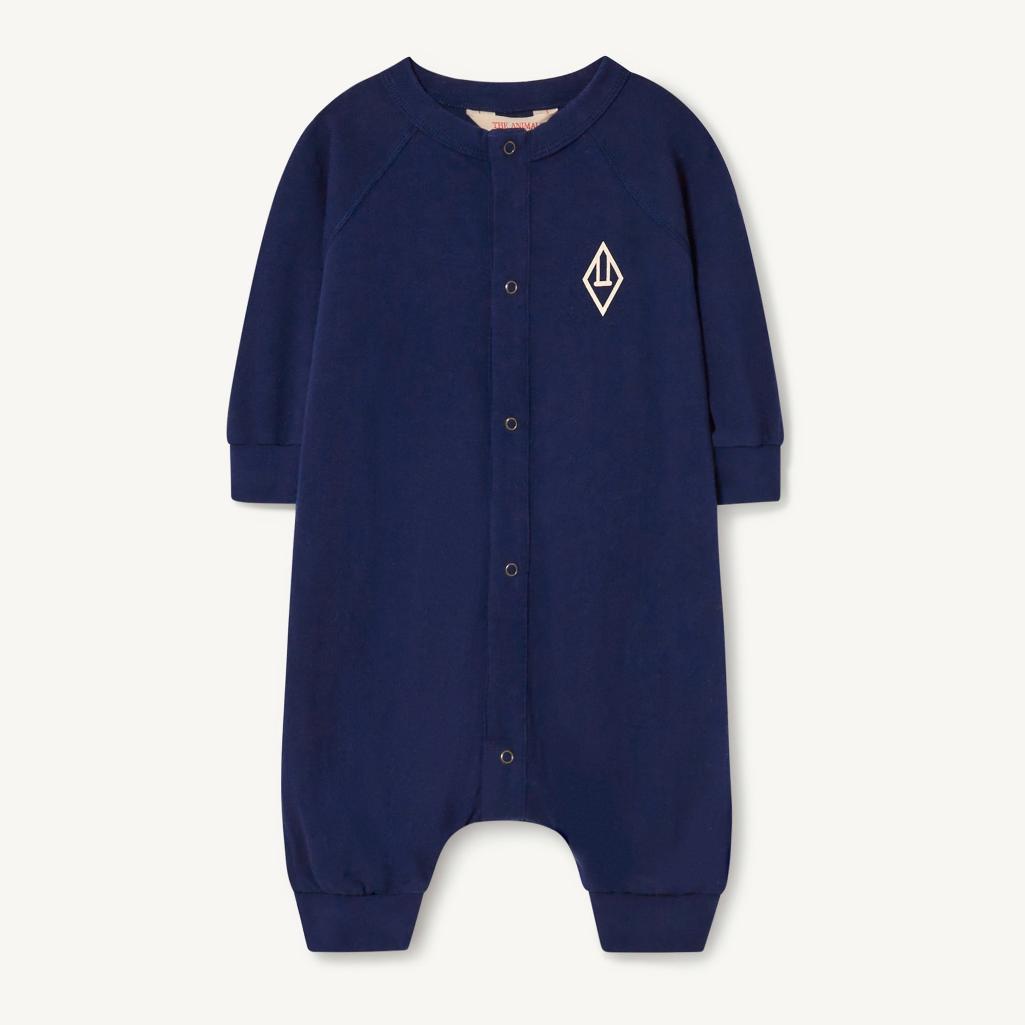 Baby Boys & Girls Blue Cotton Babysuit