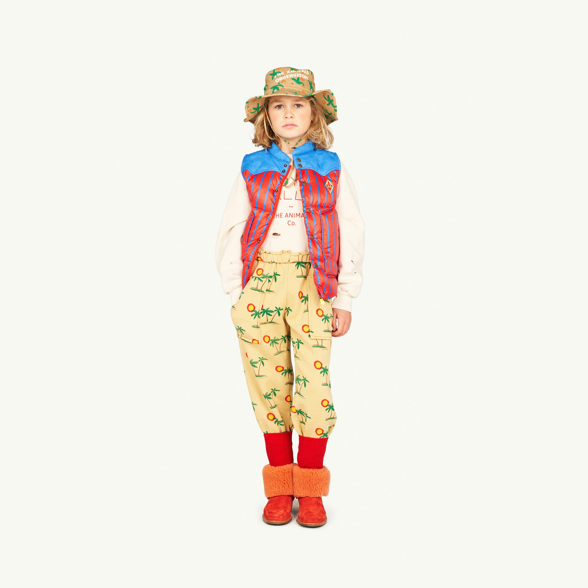 Boys & Girls Red Wool Socks