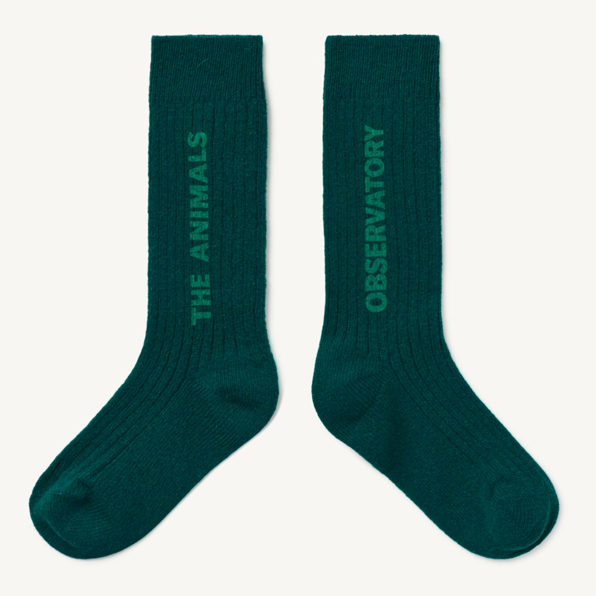 Boys & Girls Green Wool Socks