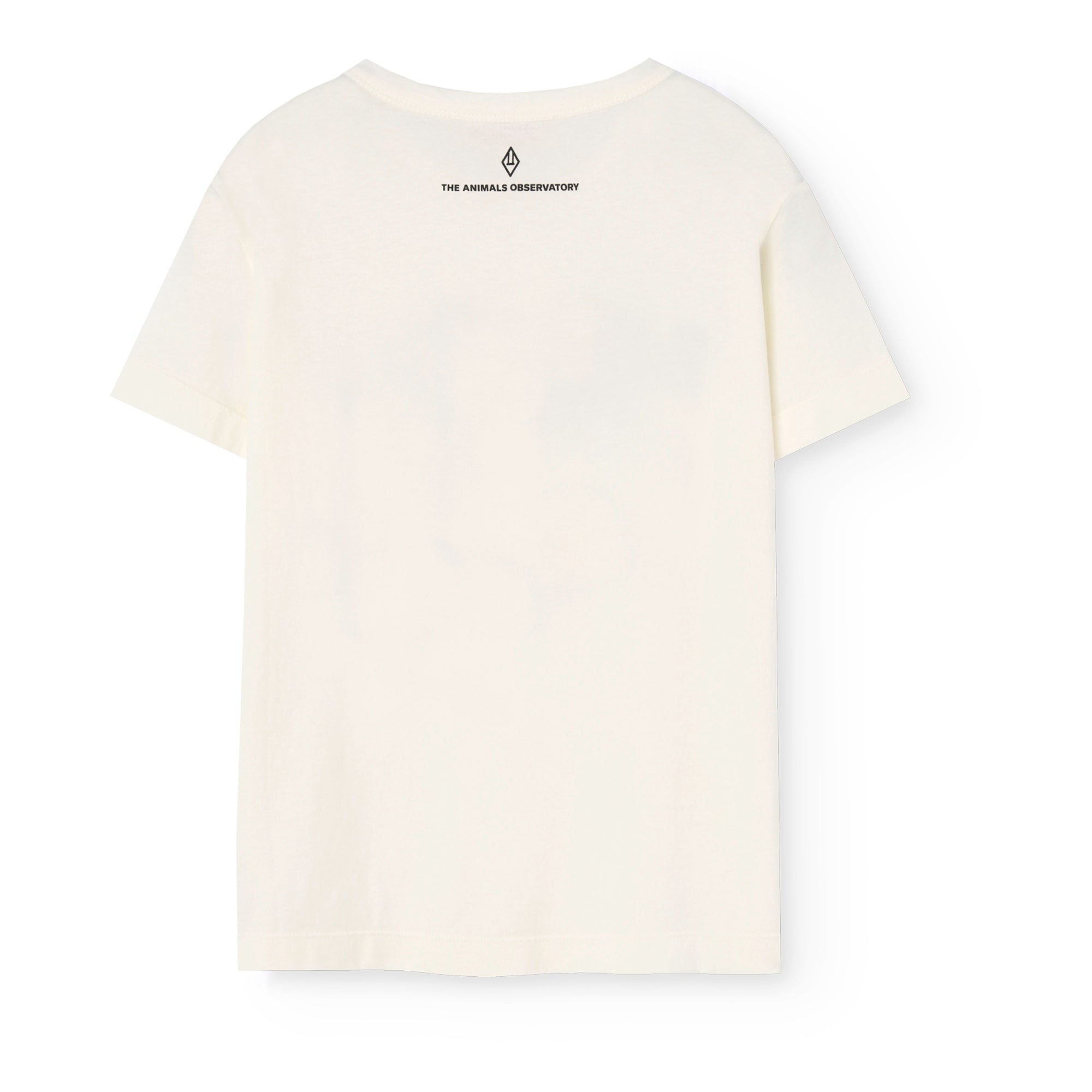 Boys & Girls White Printed Cotton T-Shirt