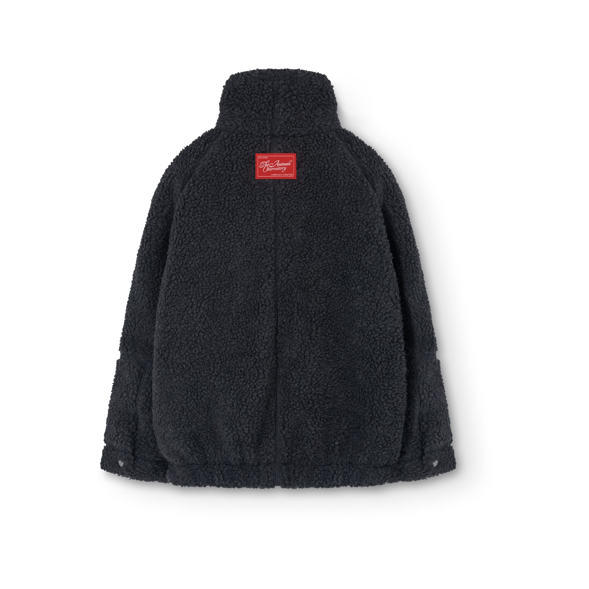 Boys & Girls Dark Grey Plush Jacket