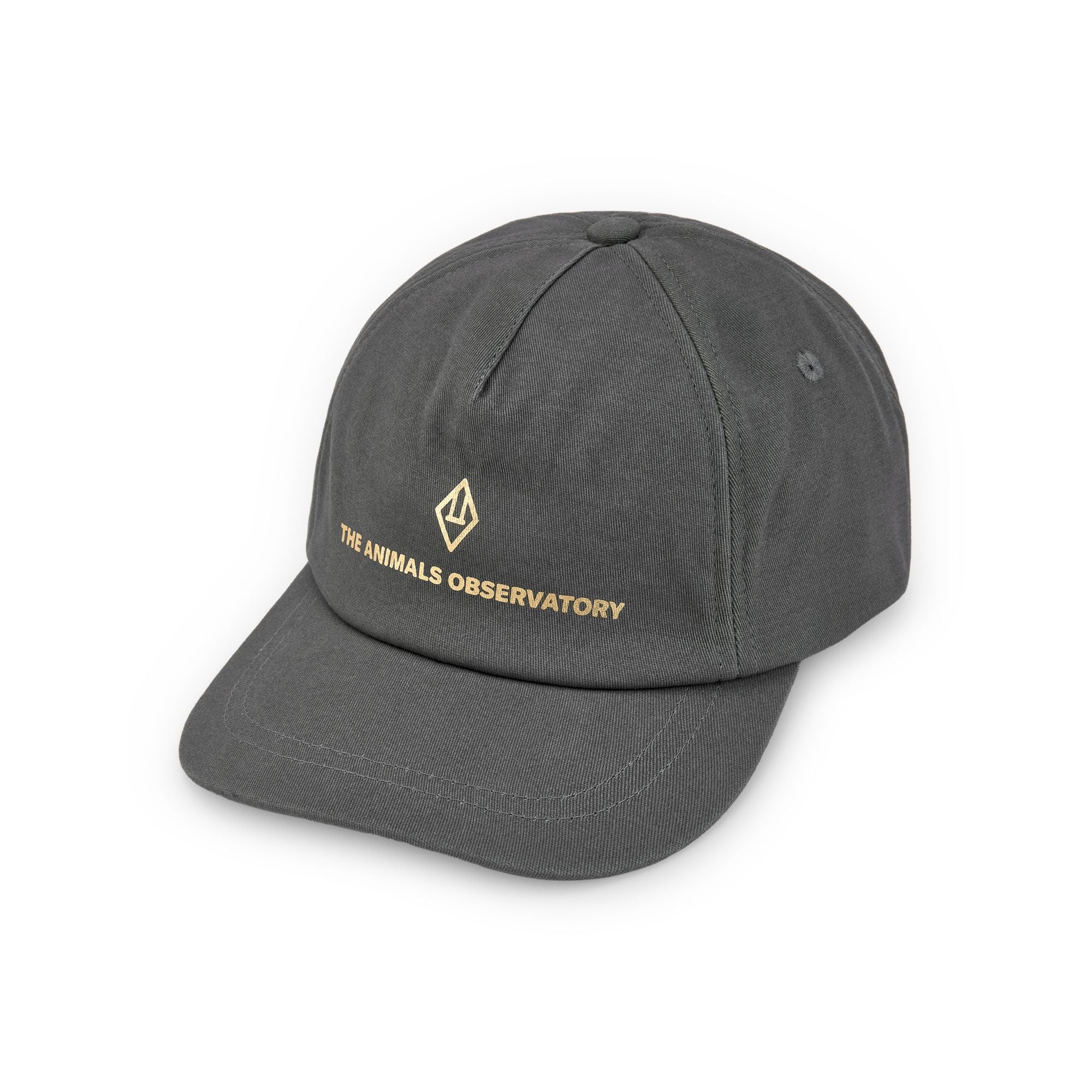 Boys & Girls Dark Grey Logo Cotton Cap