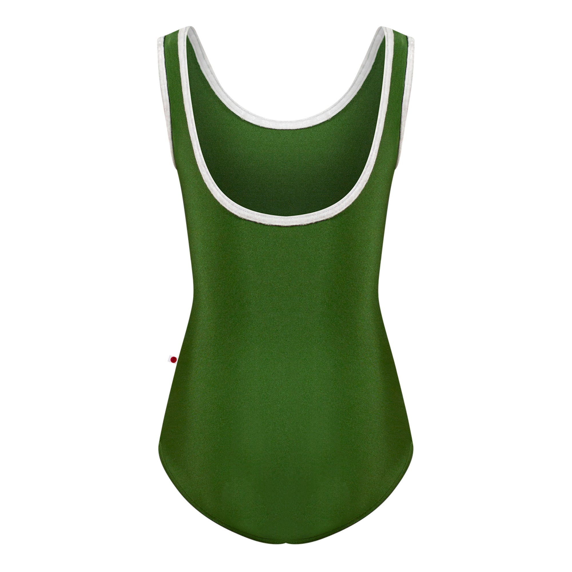 Girls Green"Anna/N-Lucky/CV-White"Ballet Onesies