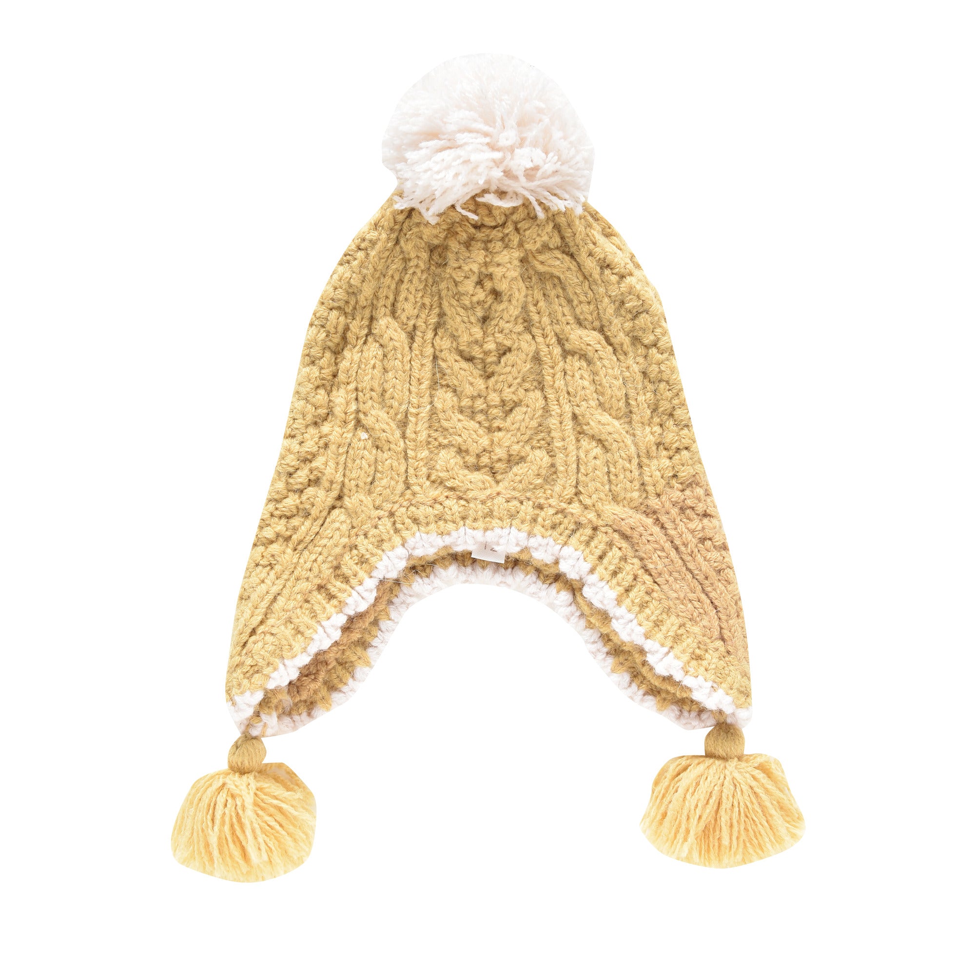 Girls Yellow Knit Hat
