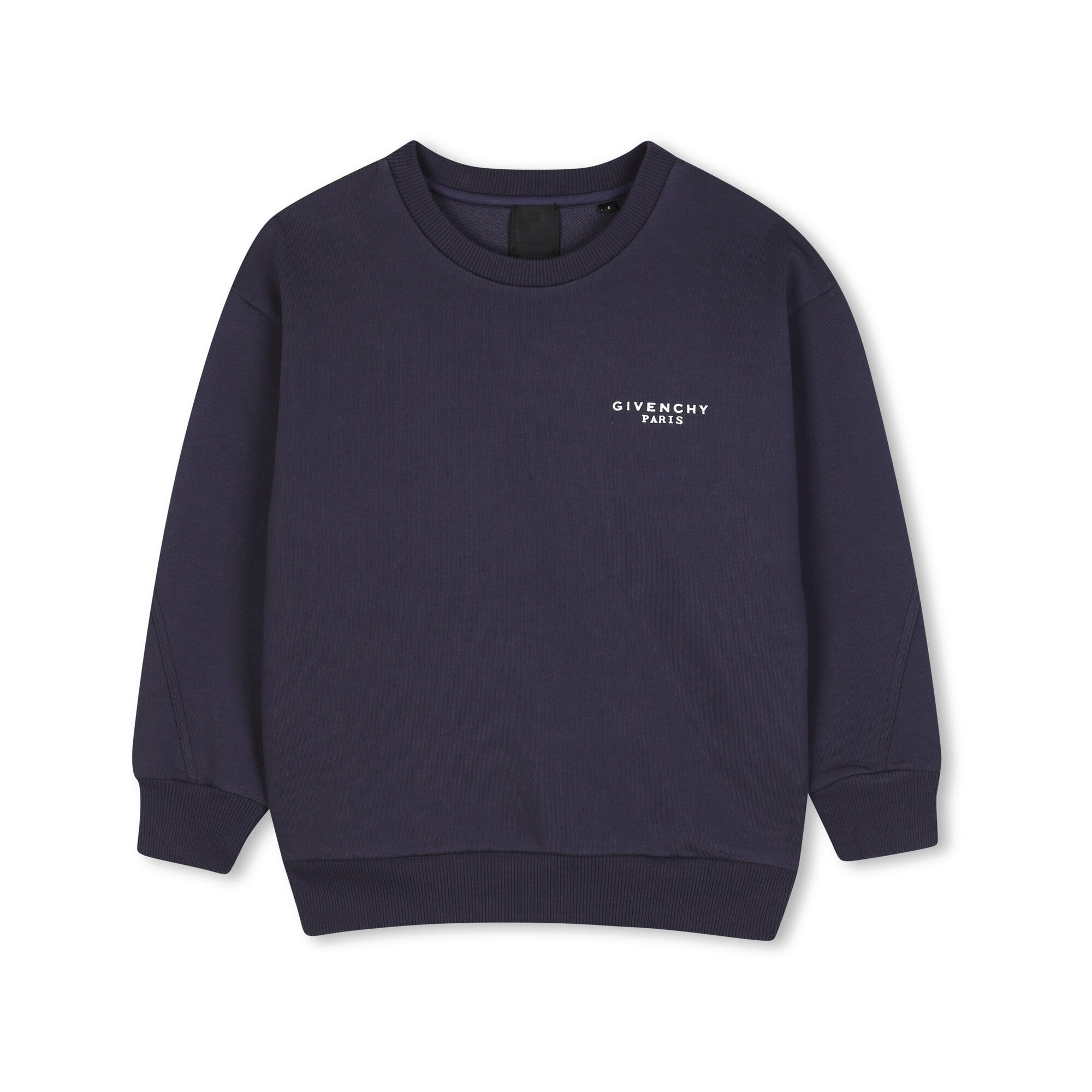 Boys & Girls Dark Blue Cotton Sweatshirt