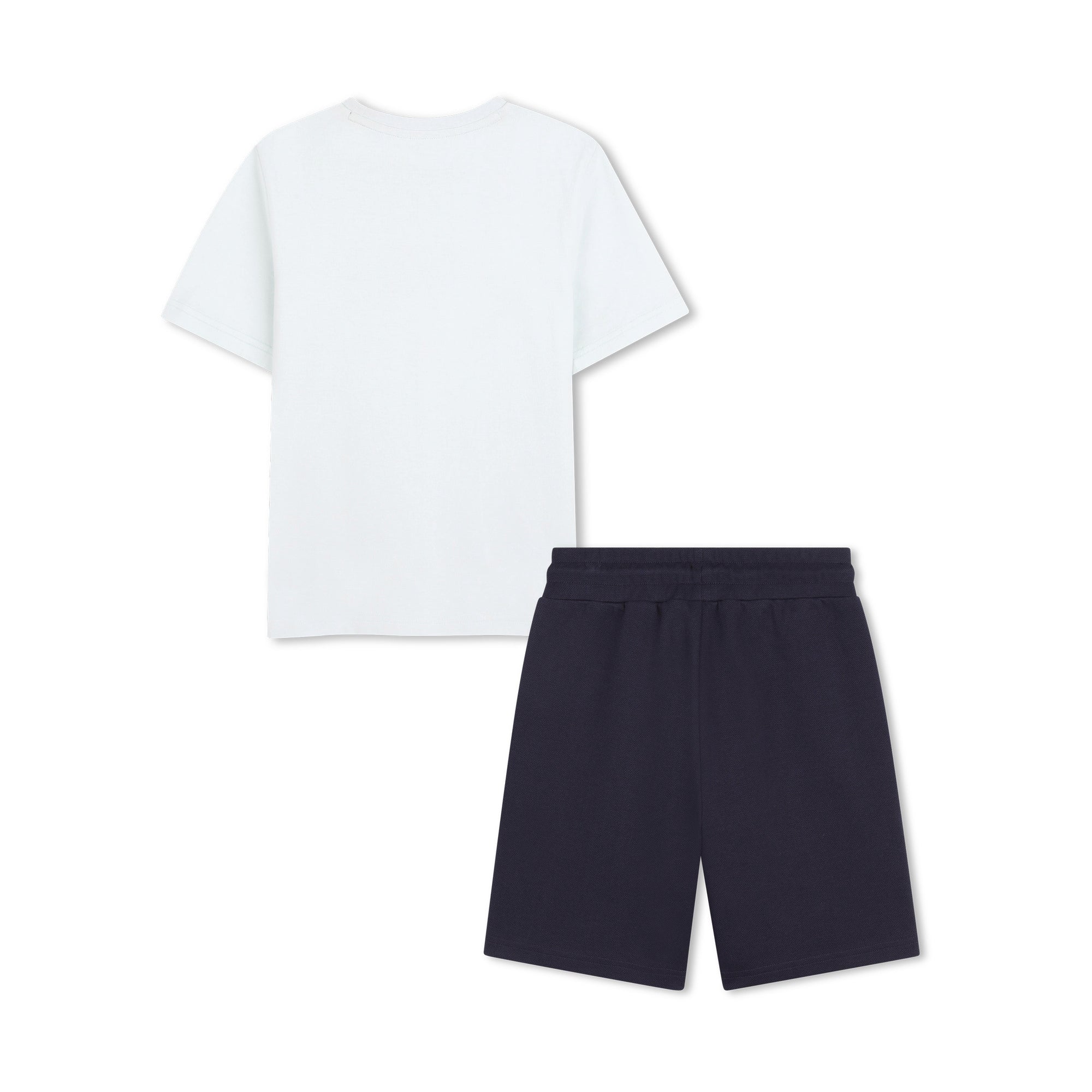 Boys Light Green Logo Cotton Set