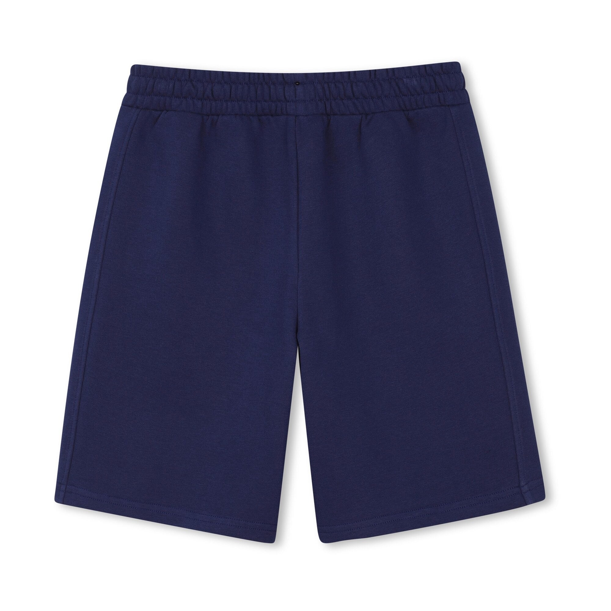 Boys Dark Blue Cotton Shorts