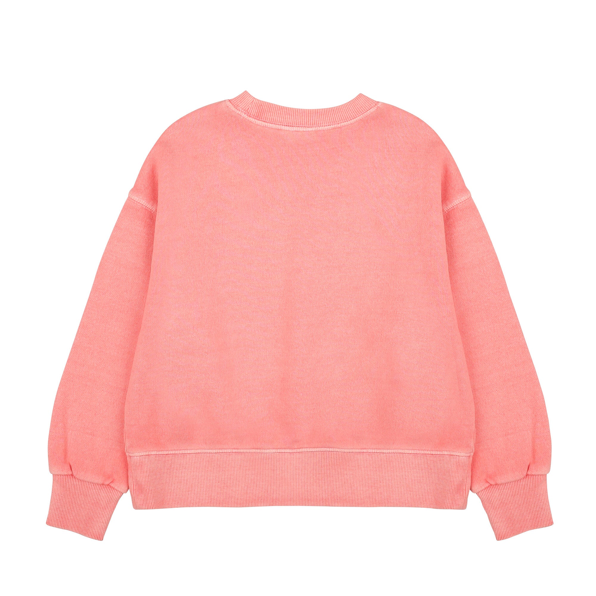 Boys & Girls Pink Printed Cotton Sweatshirt
