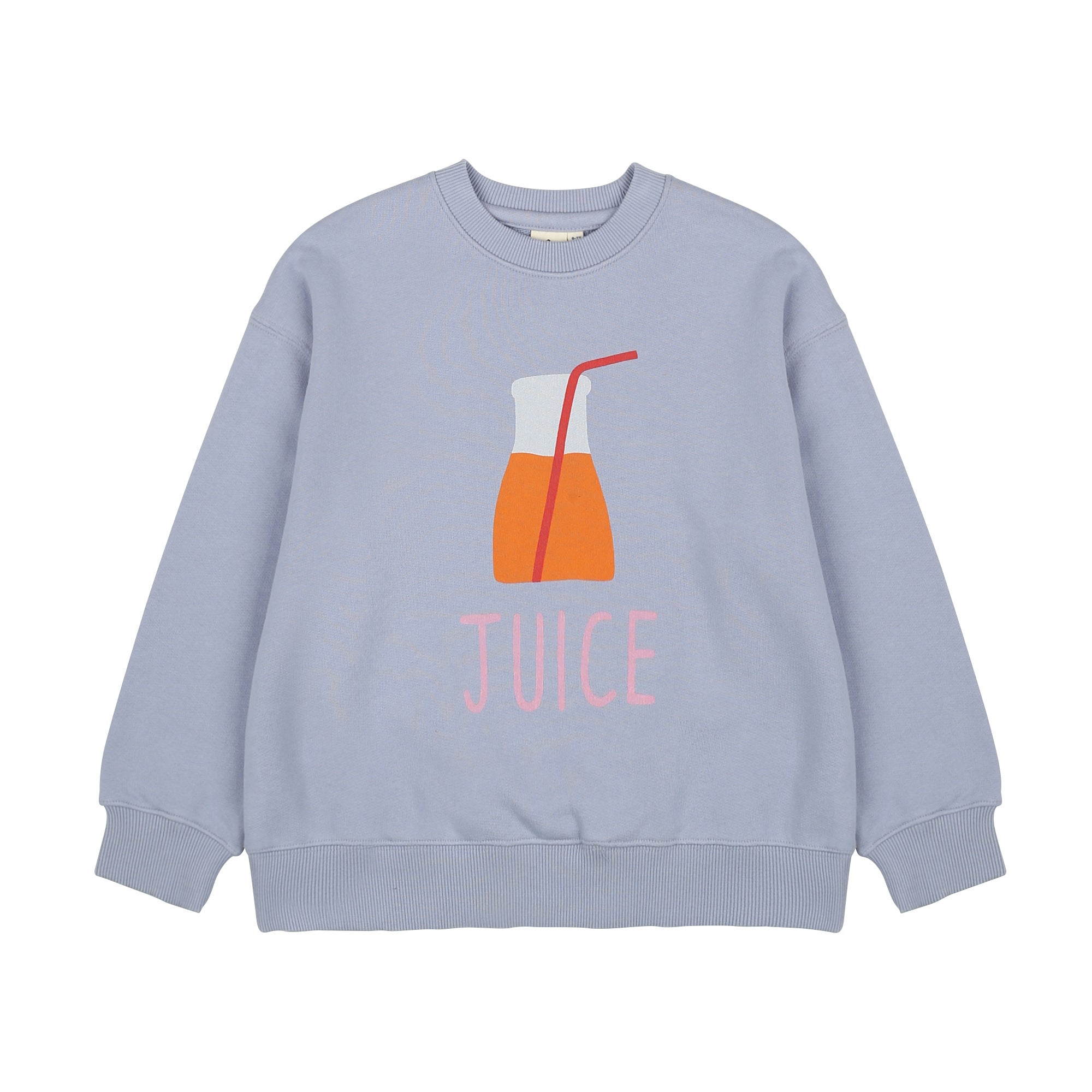 Boys & Girls Lilac Printed Cotton Sweatshirt