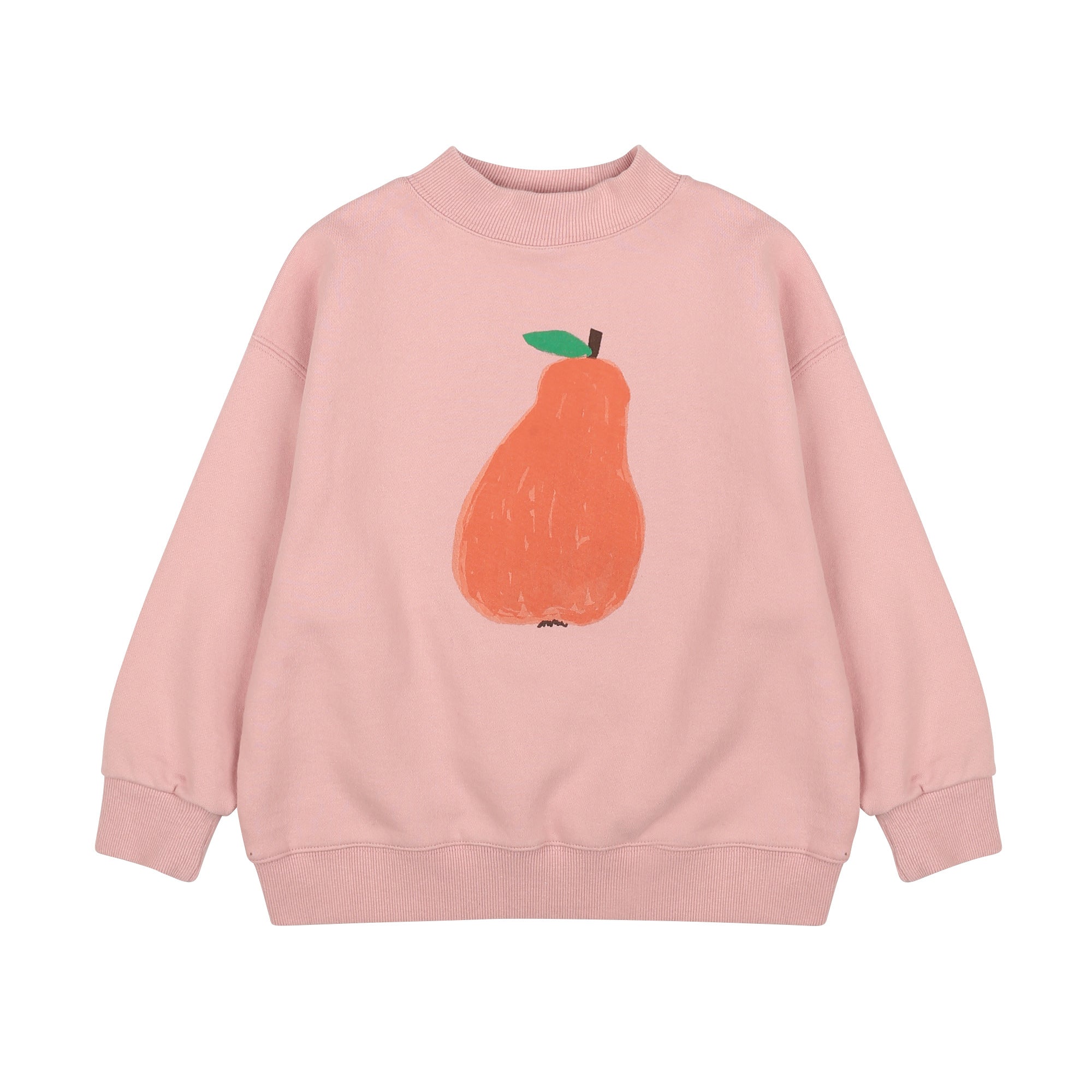 Boys & Girls Pink Printed Cotton Sweatshirt