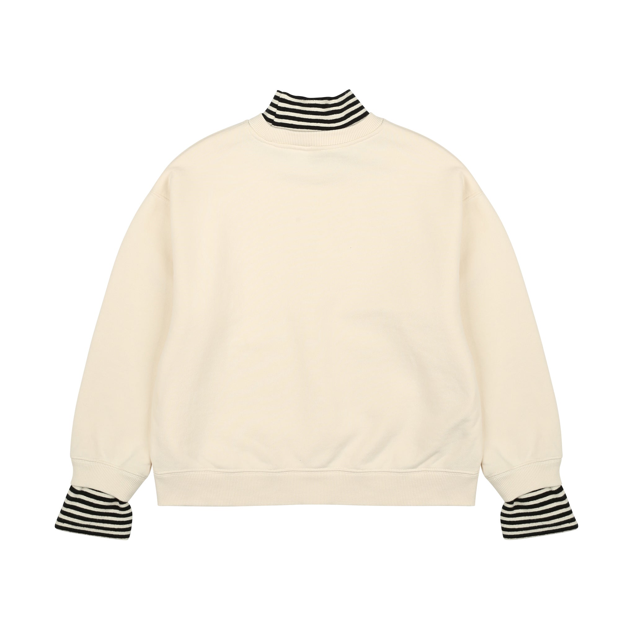 Boys & Girls White Printed Cotton Sweatshirt