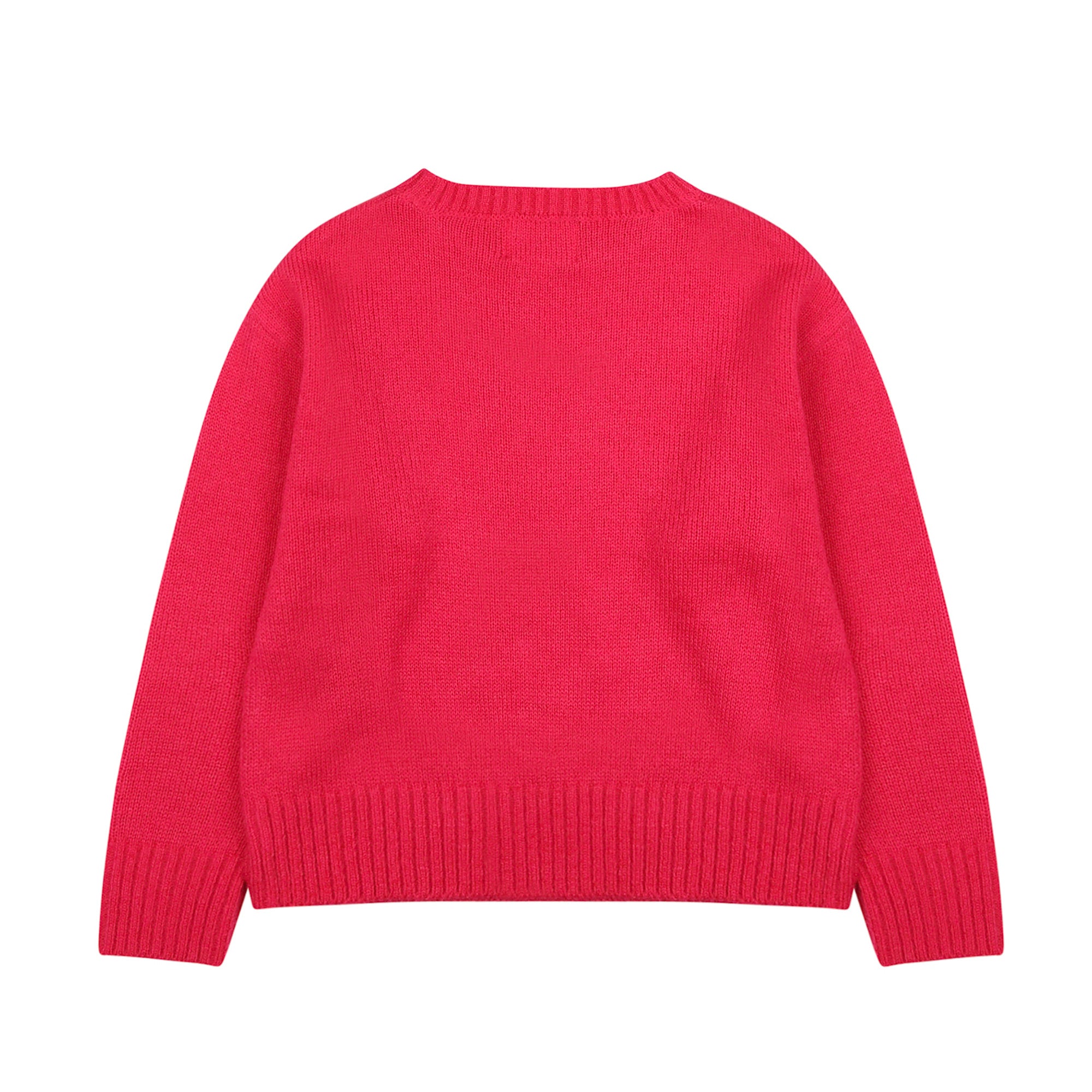 Girls Bright Pink Sweater