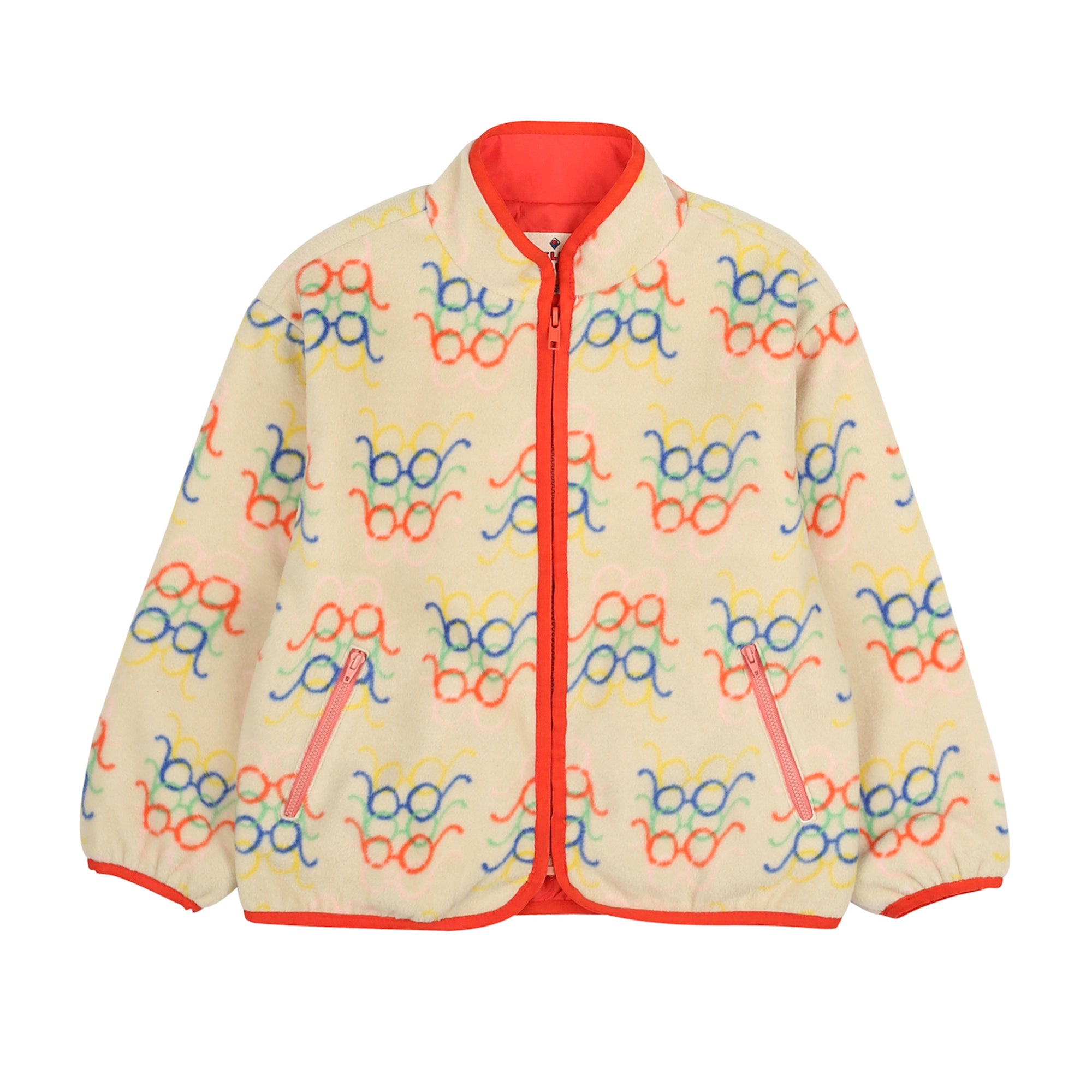 Boys & Girls White Fleece Jacket