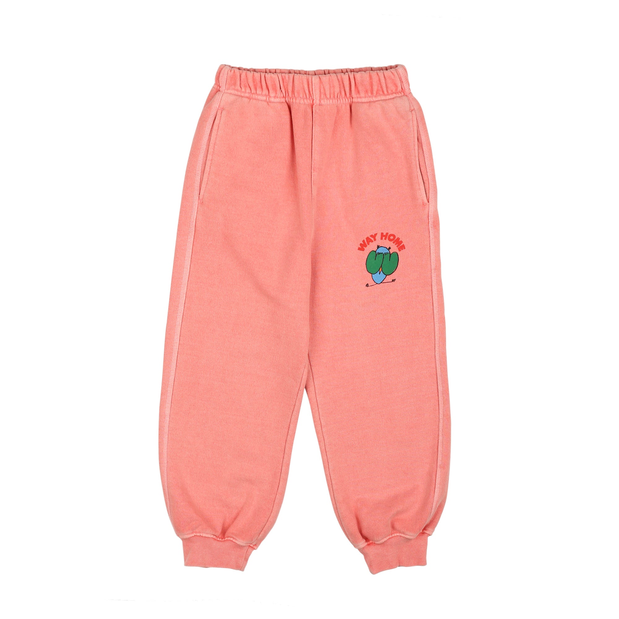 Boys & Girls Pink Cotton Trousers
