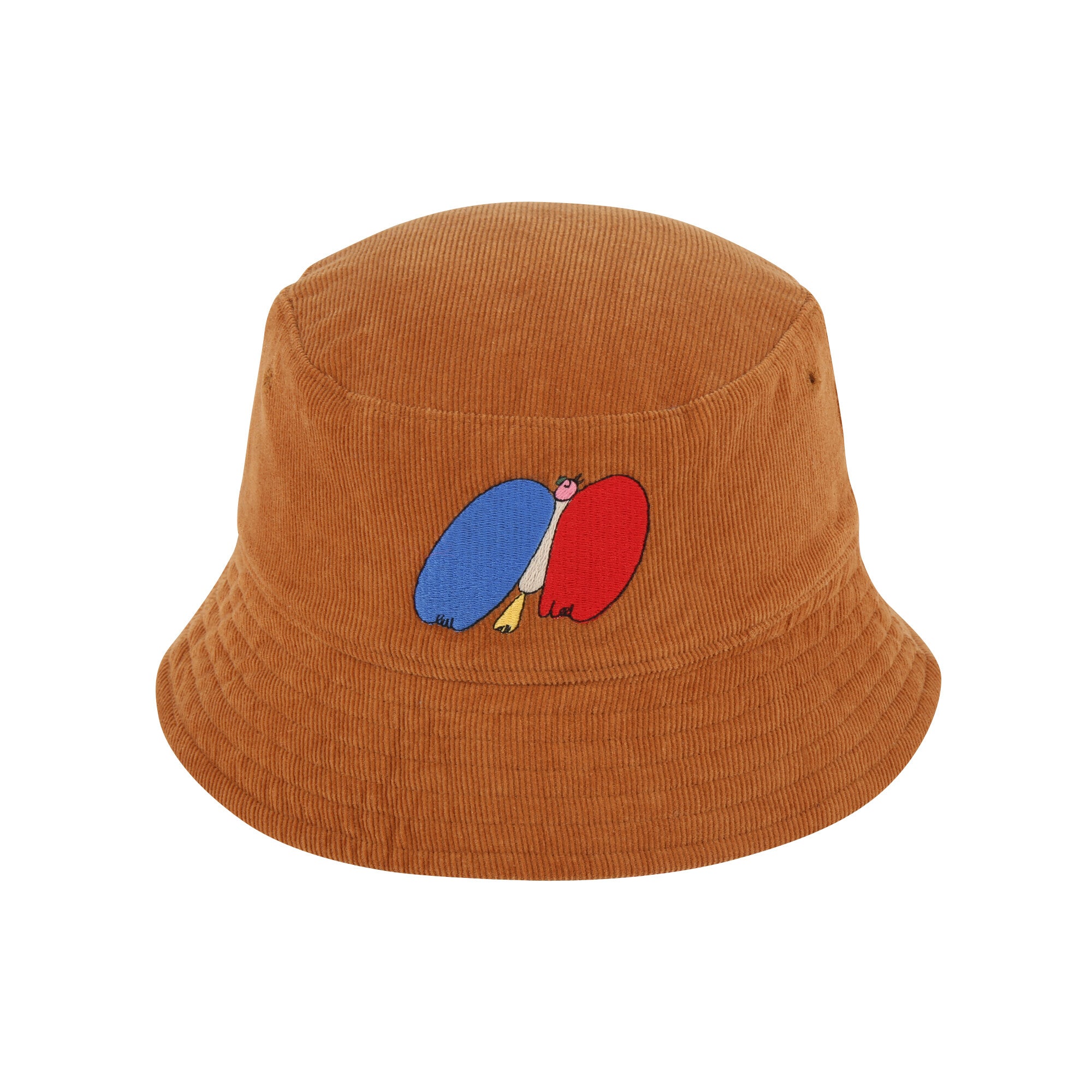Boys & Girls Brown Reversible Bucket Hat