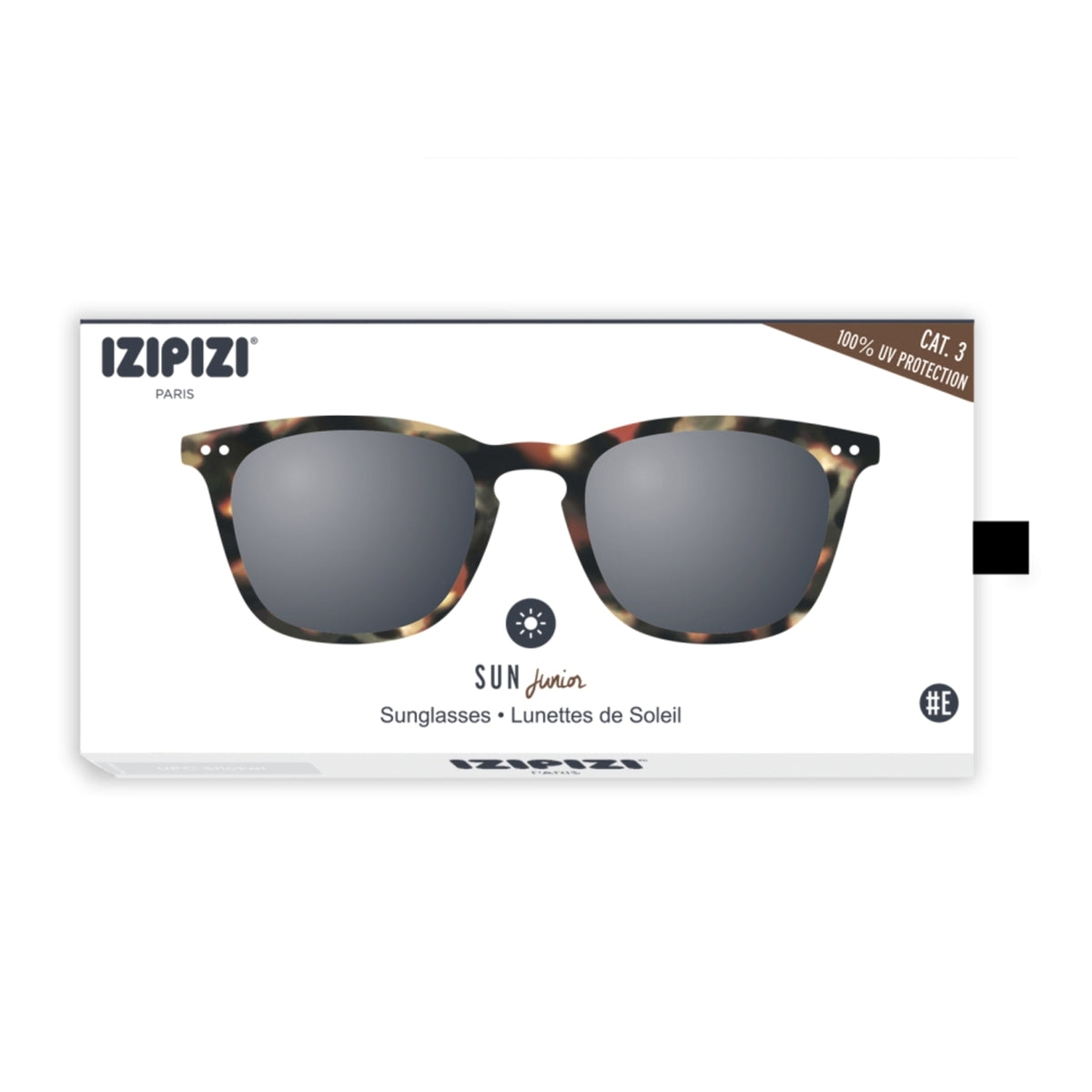 Lunettes de soleil marron "SUN #E" pour garçons et filles (5-10 ans)