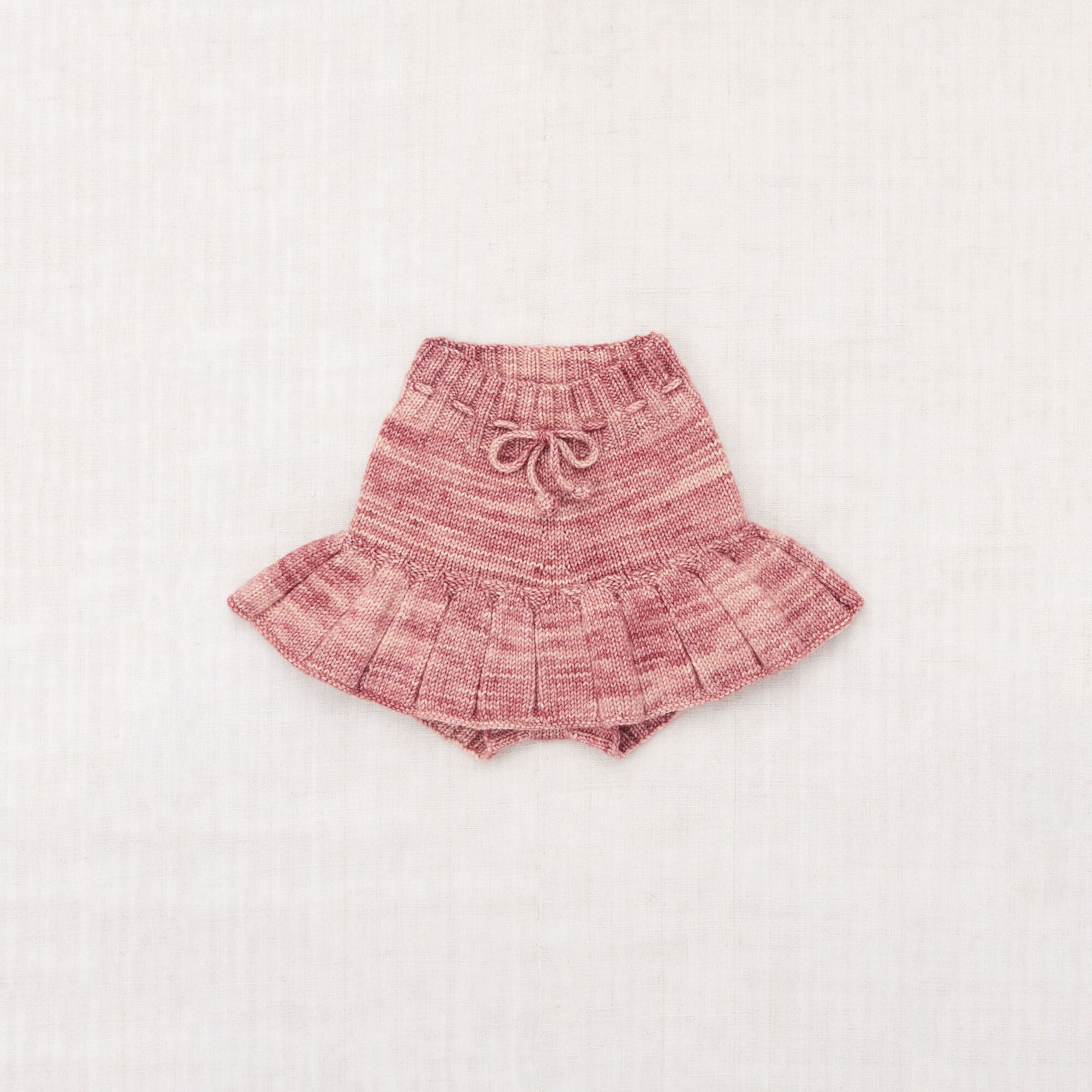 Girls Pink Wool Skirt