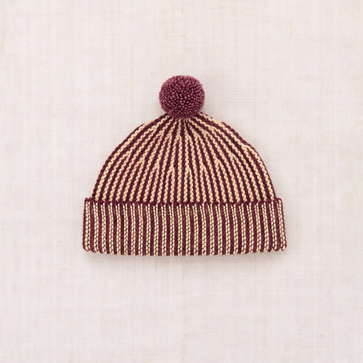 Boys & Girls Purple Wool Hat