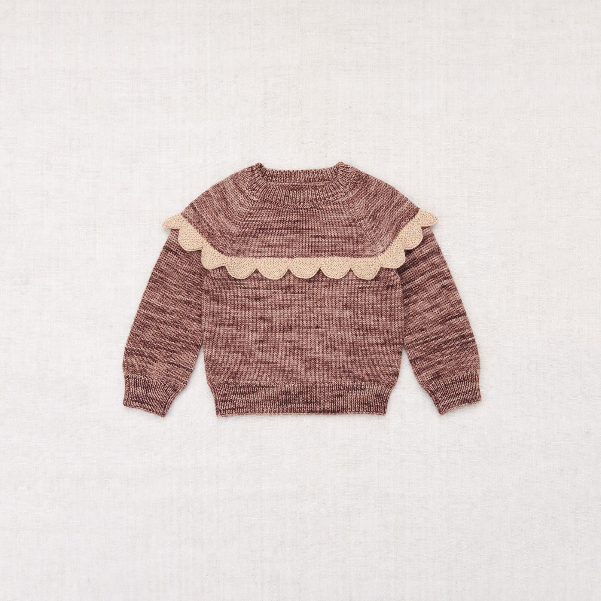 Boys & Girls Light Brown Wool Sweater
