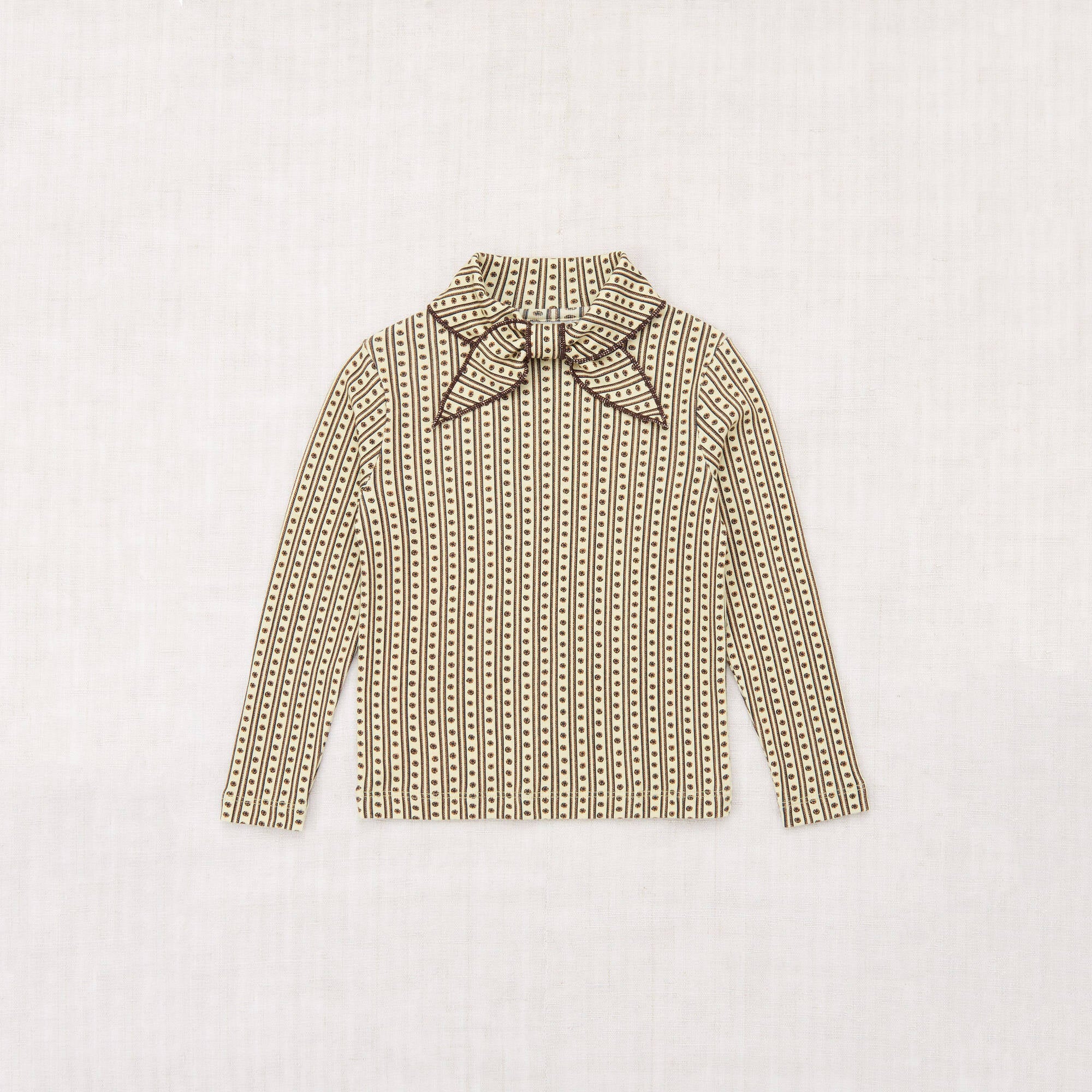 Boys & Girls Yellow Floral Bow Cotton T-Shirt