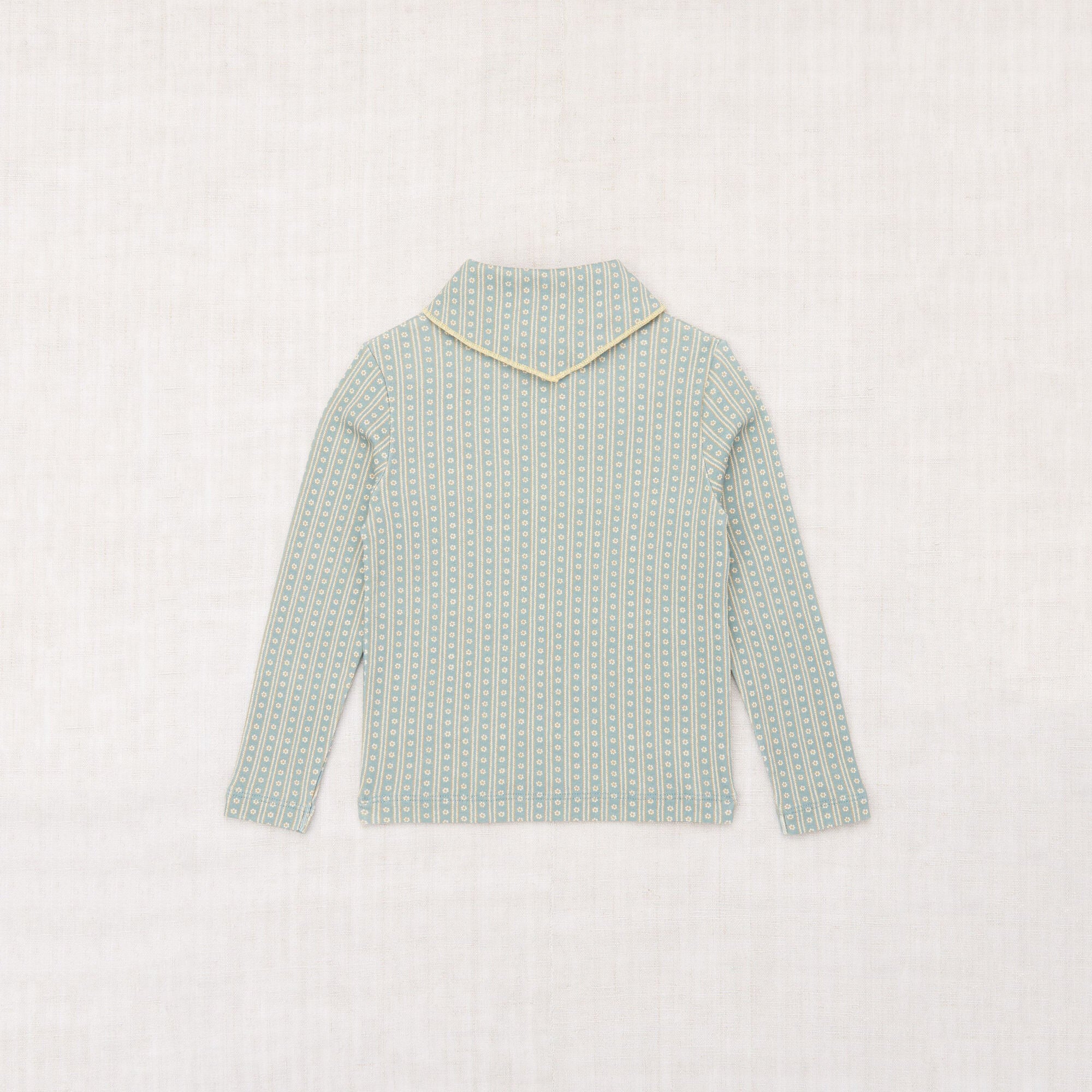 Boys & Girls Light Green Floral Bow Cotton T-Shirt