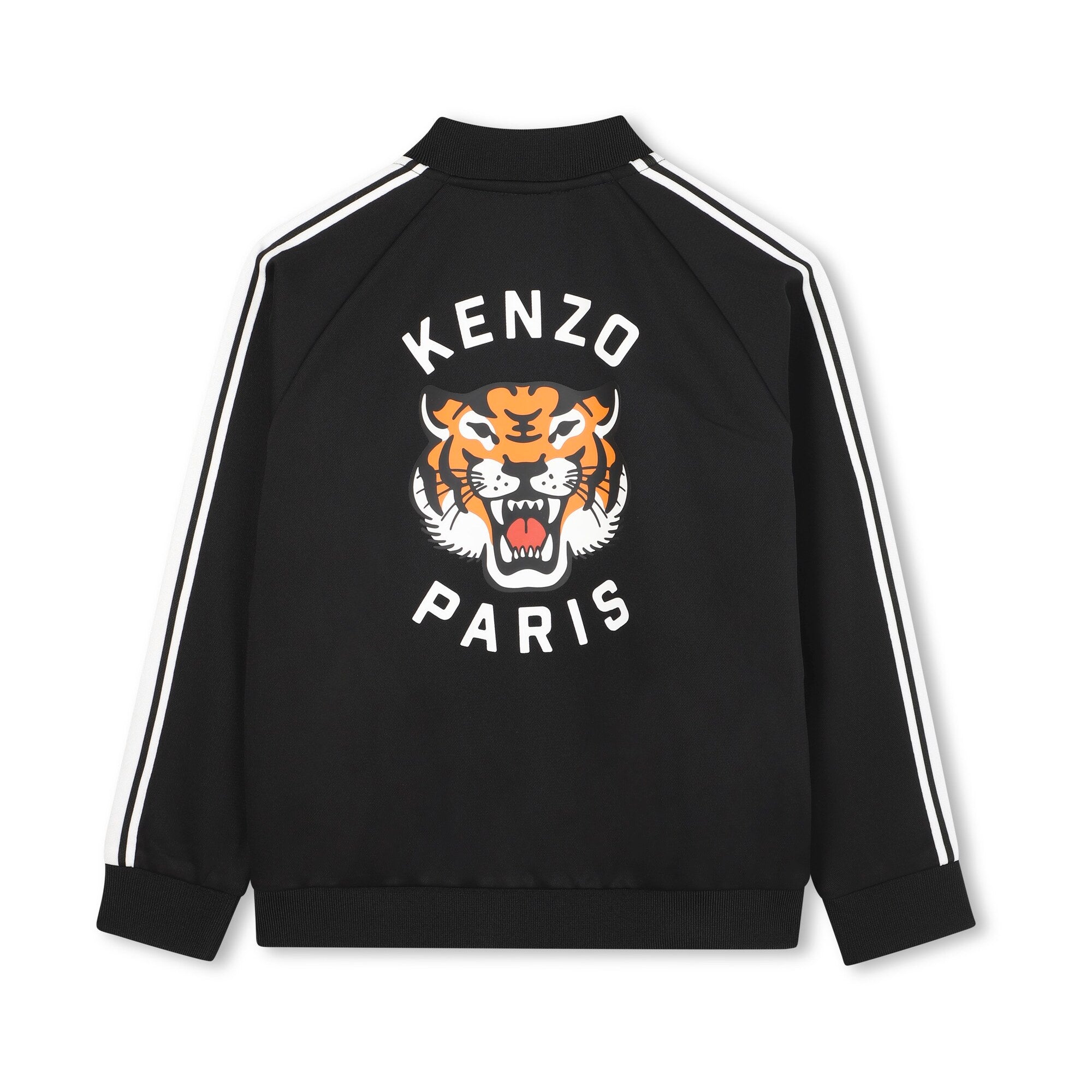 Boys & Girls Grey Black Zip-Up Top