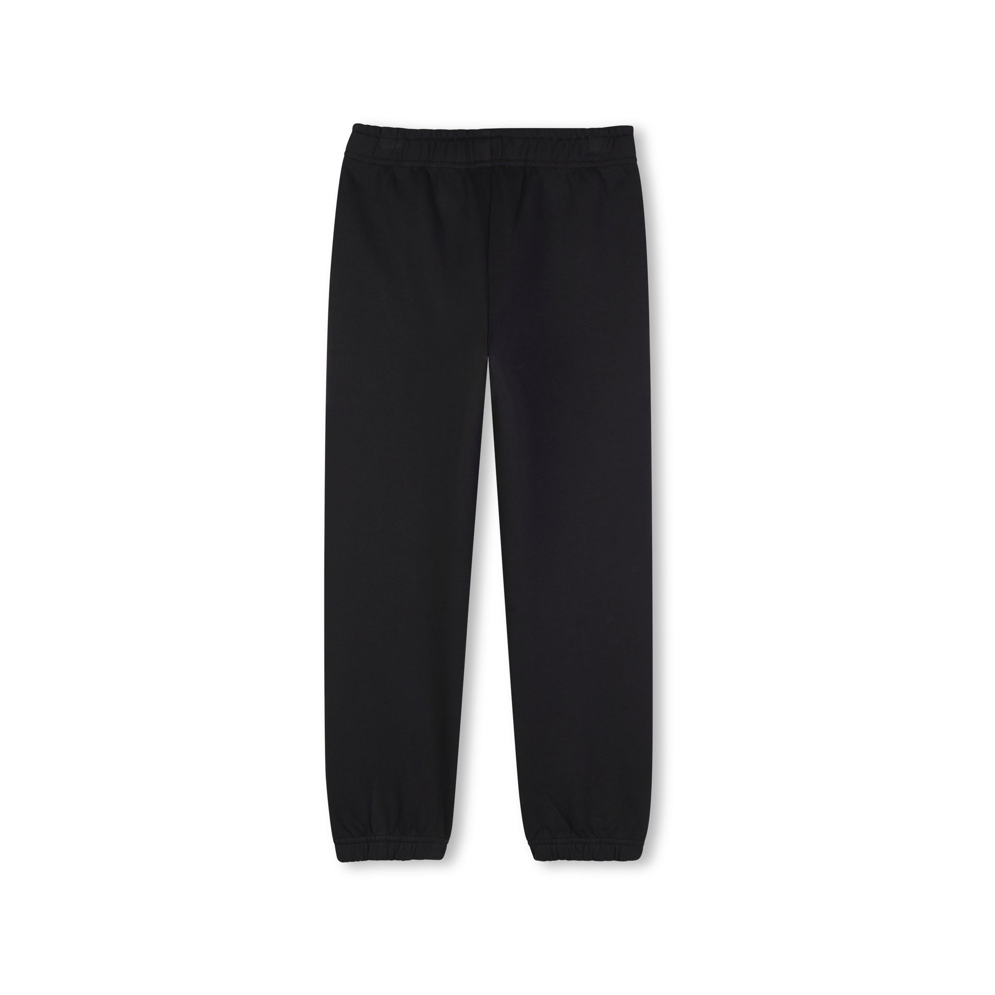 Boys & Girls Black Cotton Trousers