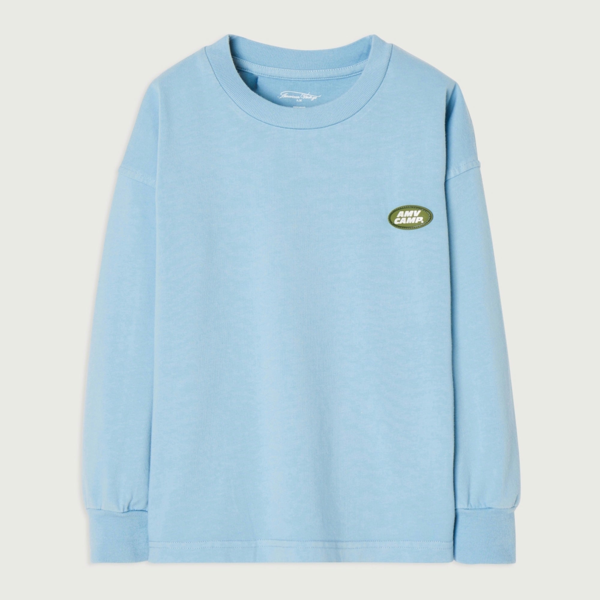 Boys & Girls Blue Logo Cotton T-Shirt