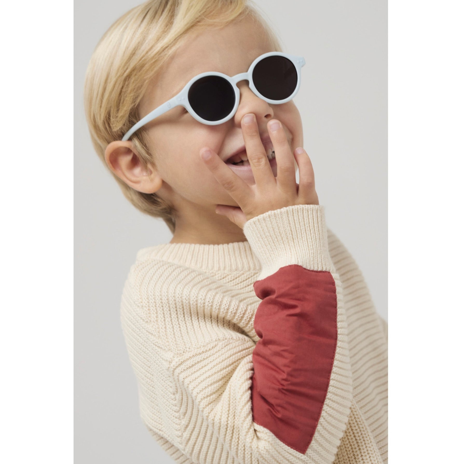 Boys & Girls Light Blue "KID+ #d" Sunglasses(3-5Y)