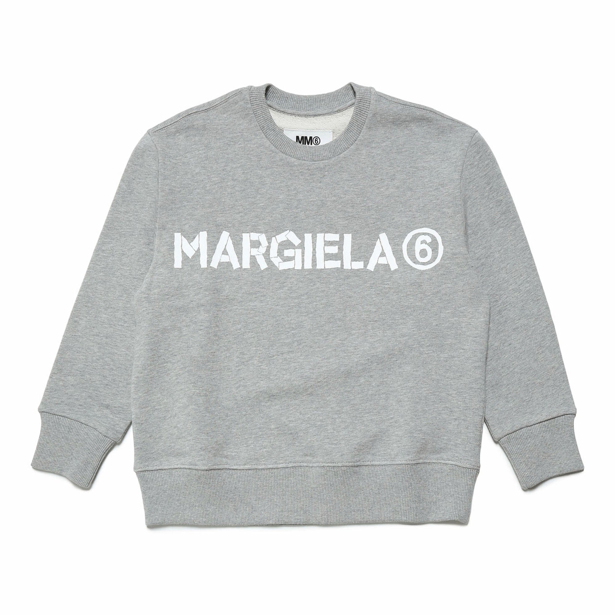 Boys & Girls Grey Logo Cotton Sweatshirt