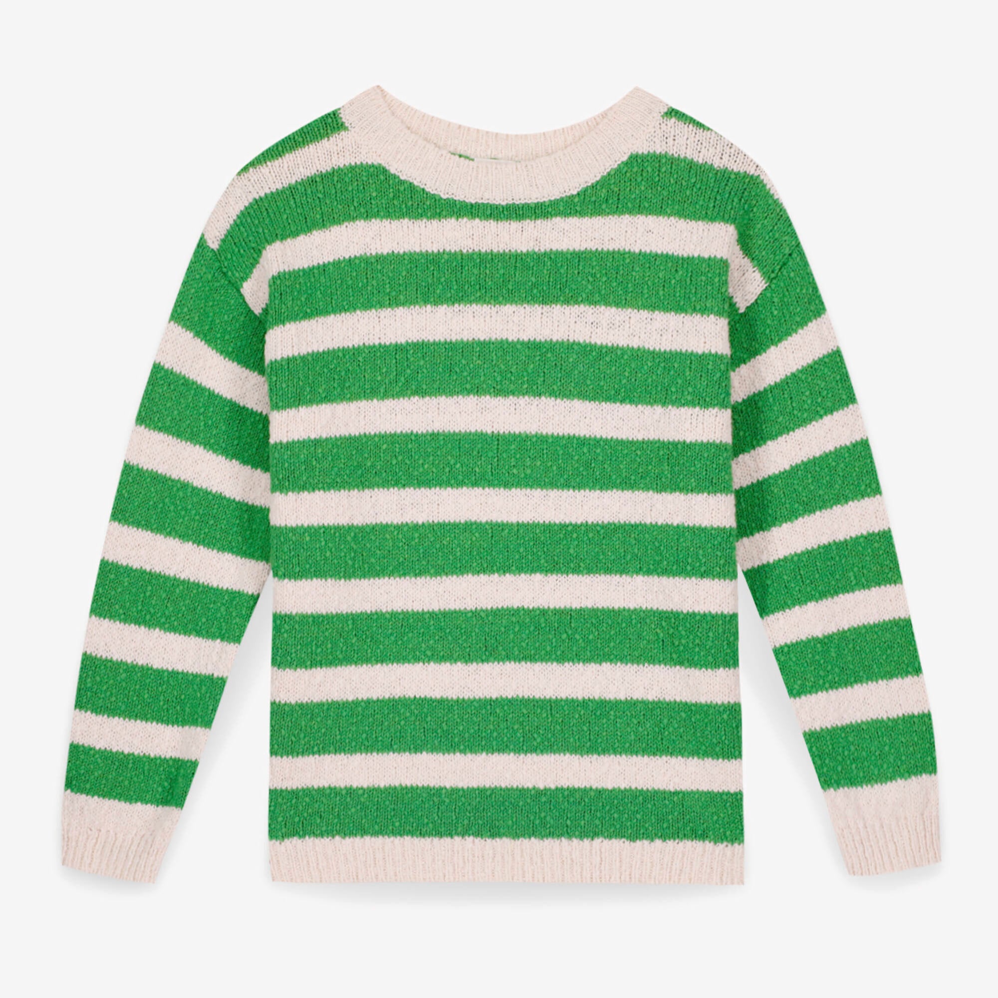 Boys & Girls Green Stripes Sweater