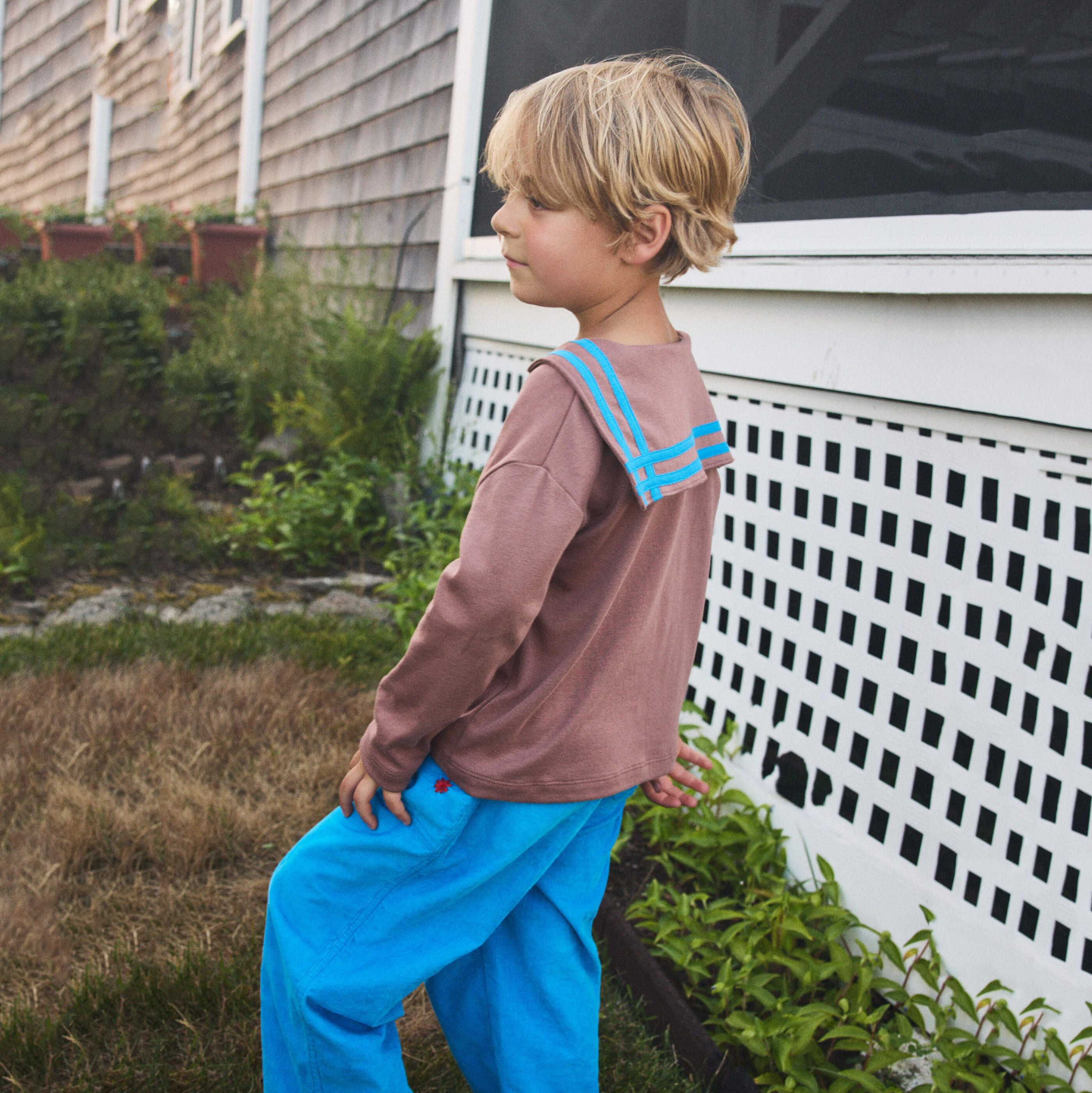 Boys & Girls Coffee Cotton Top