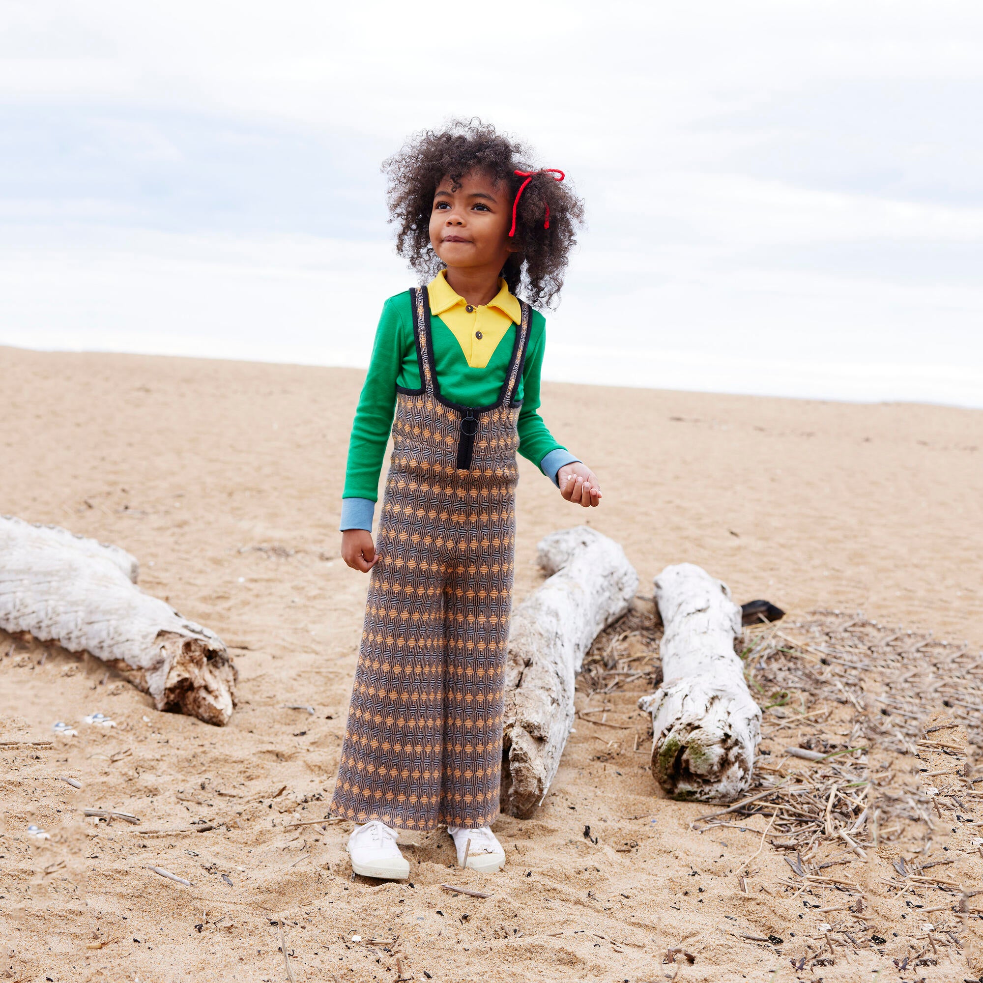 Boys & Girls Green Cotton Polo Shirt