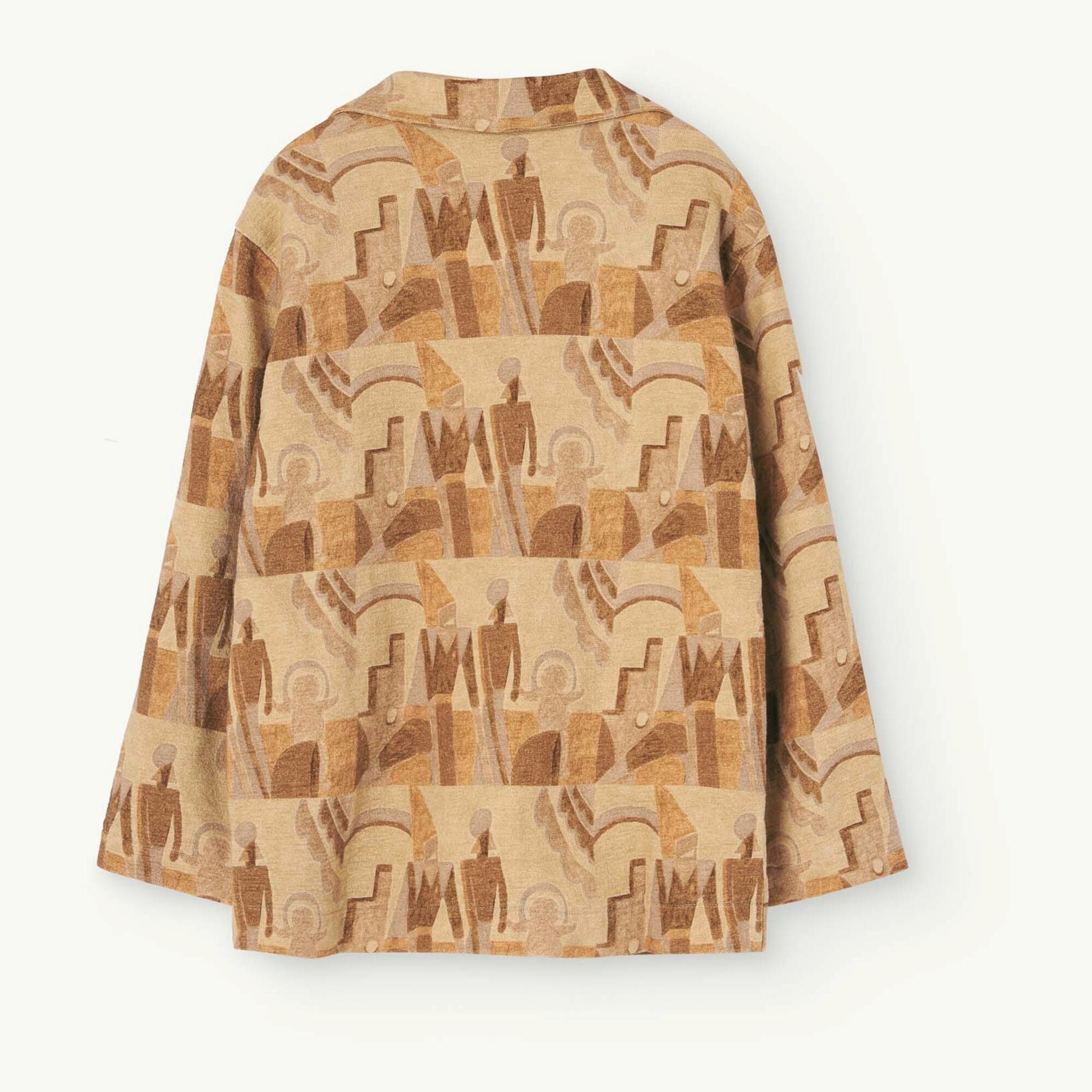 Boys & Girls Beige Printed Jacket