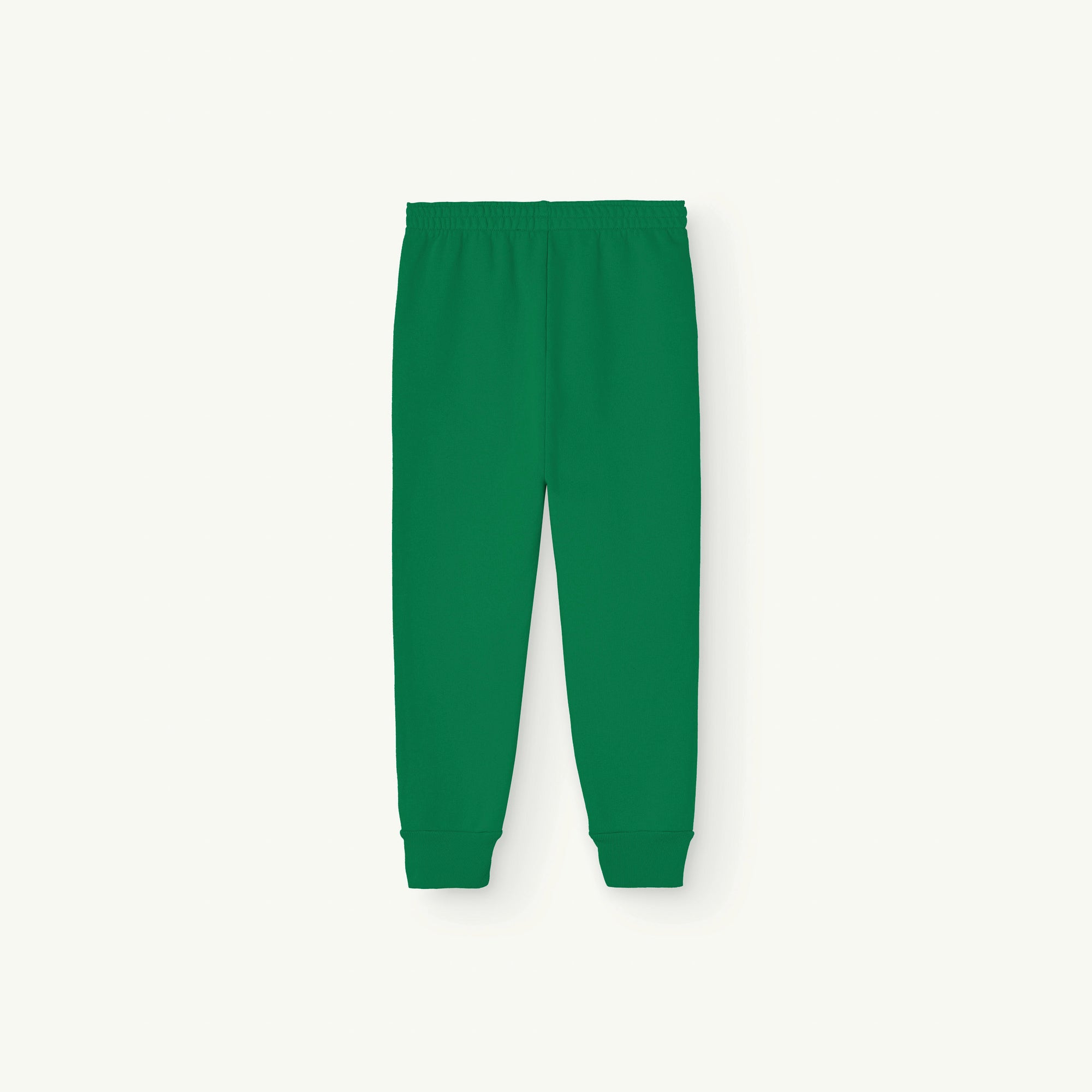 Boys & Girls Green Logo Cotton Trousers