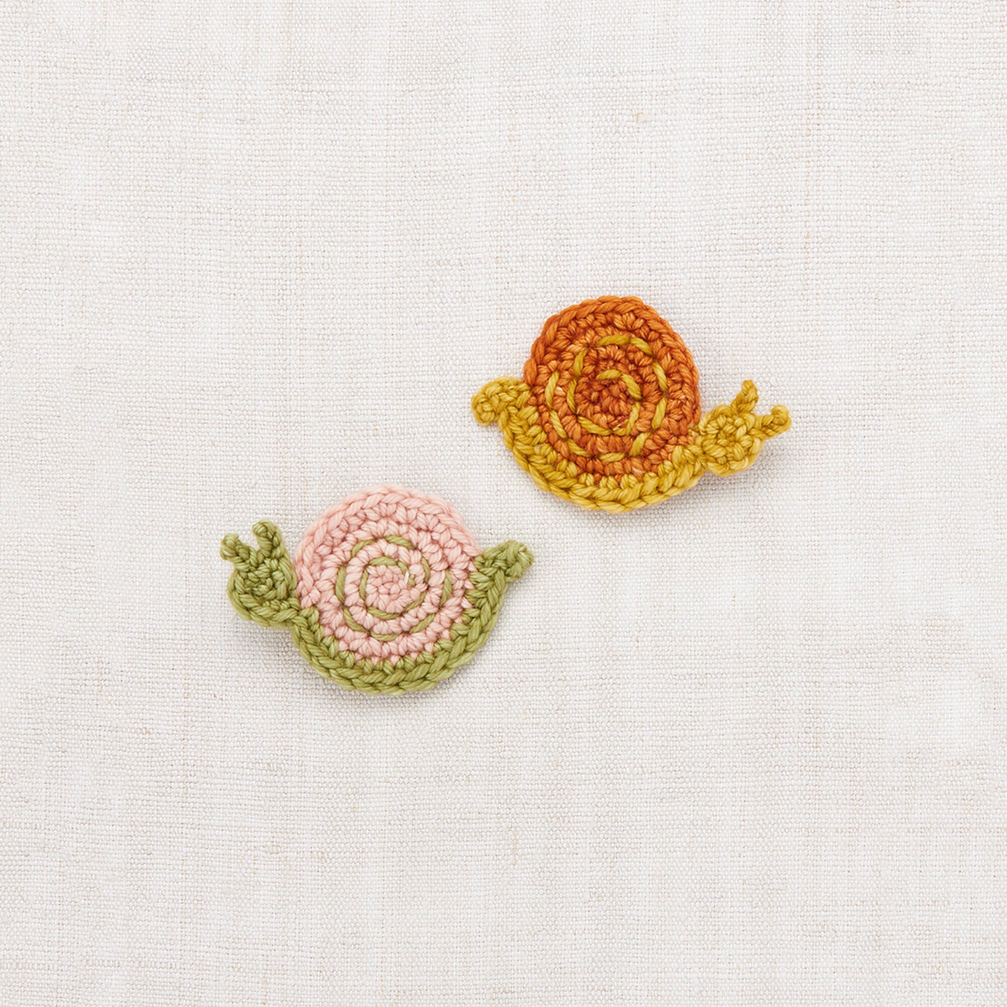 Girls Pink Snail Hair Clips