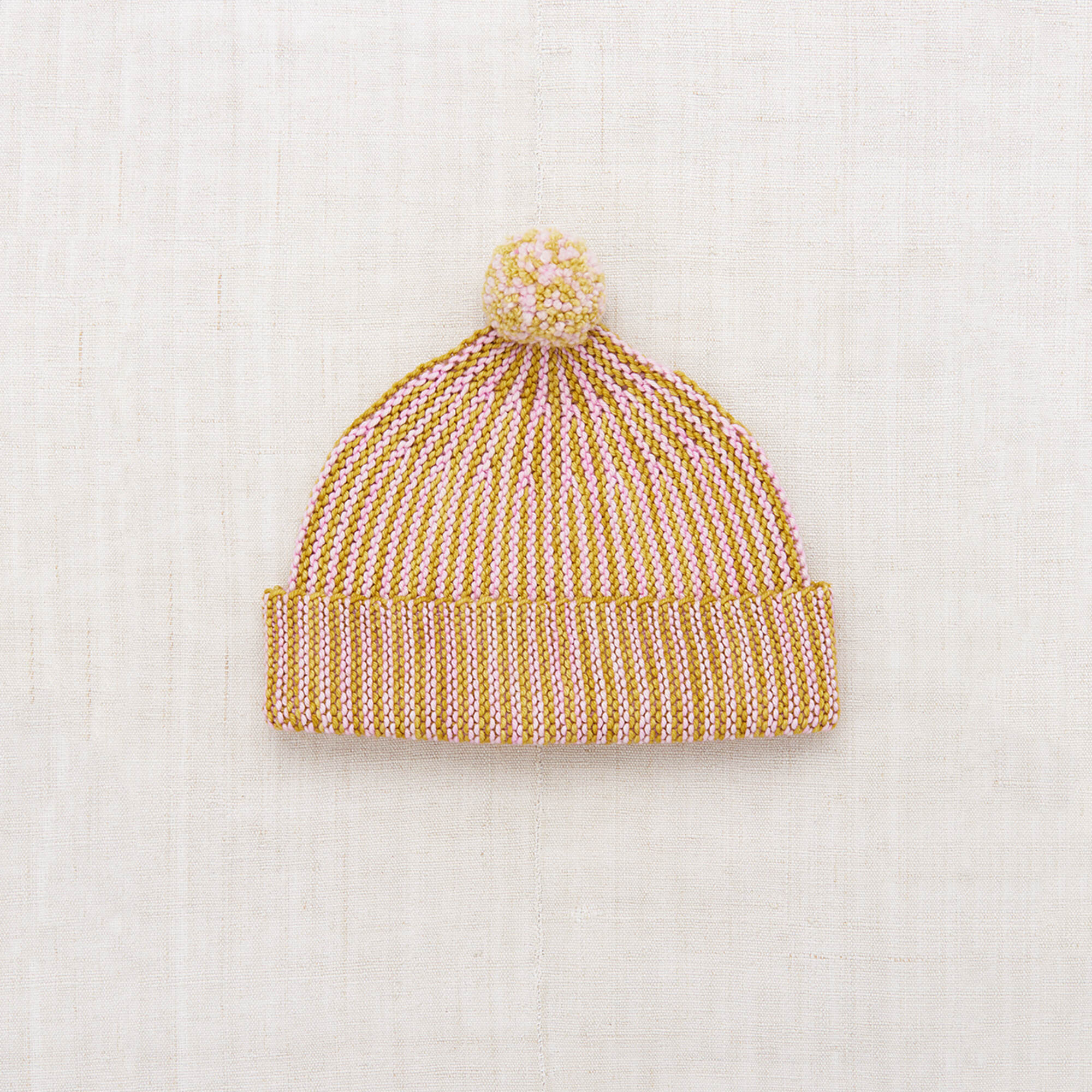 Boys & Girls Gold Stripes Wool Hat