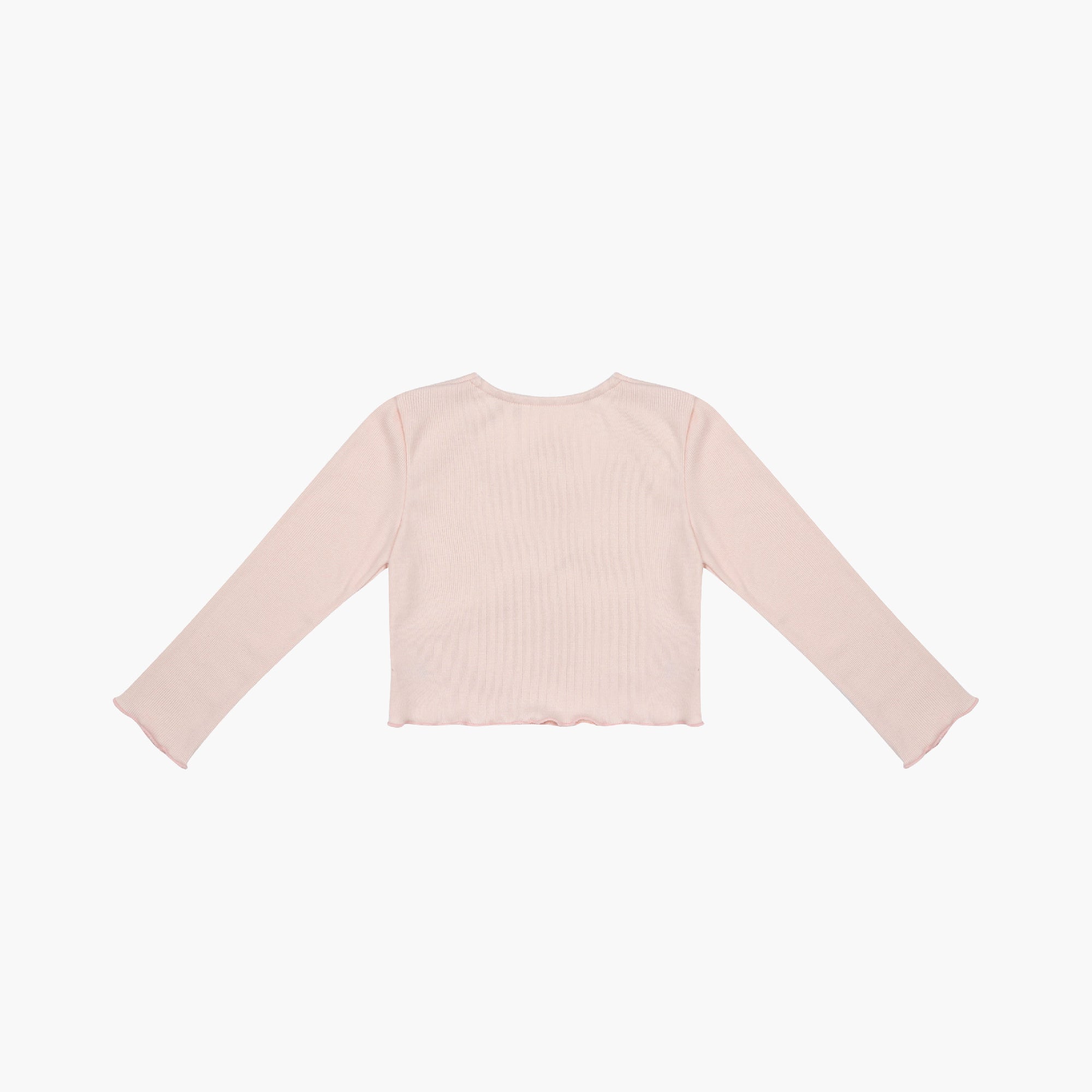Girls Pink Ballet V-neck T-Shirt